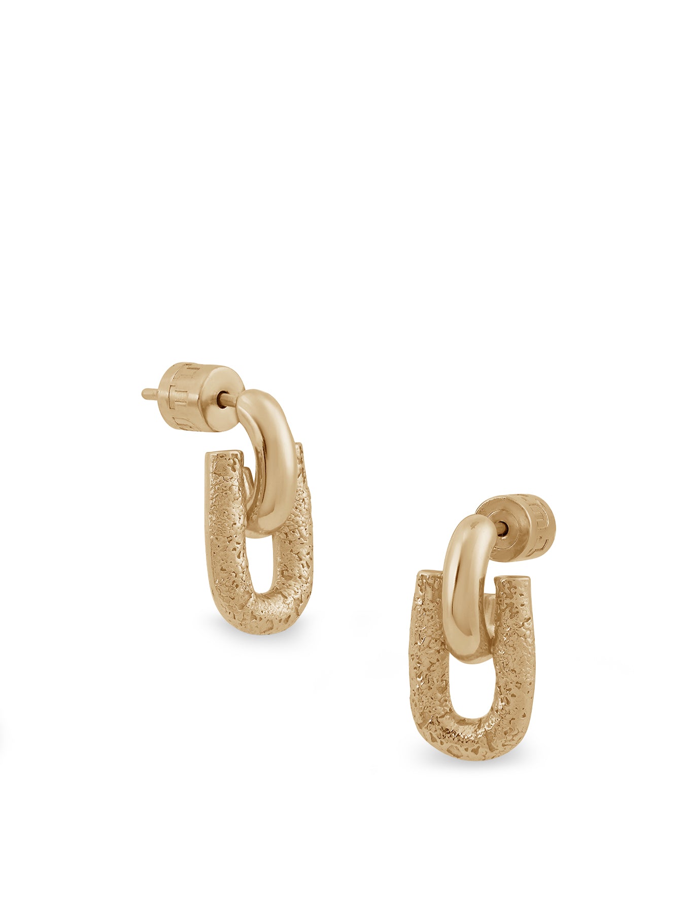 Moveable Link Stud Earrings