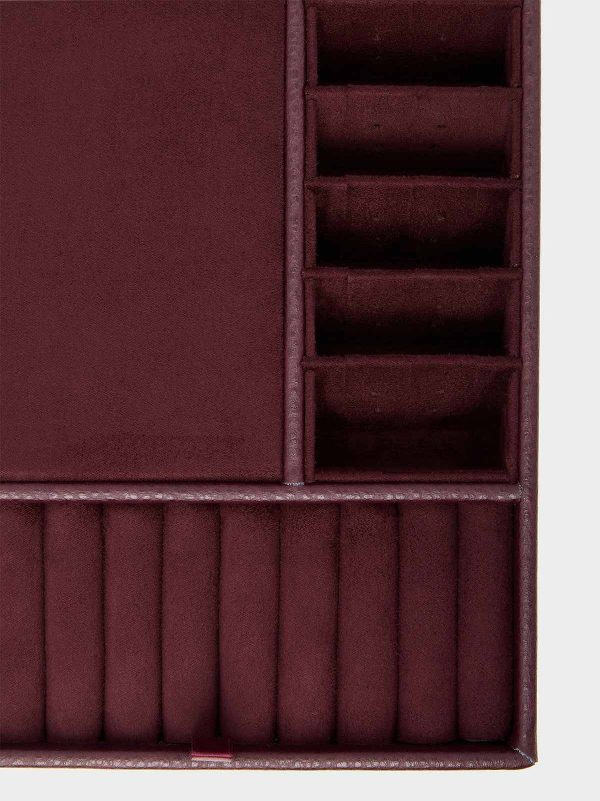 Serenity Large Jewellery Box - Burgundy