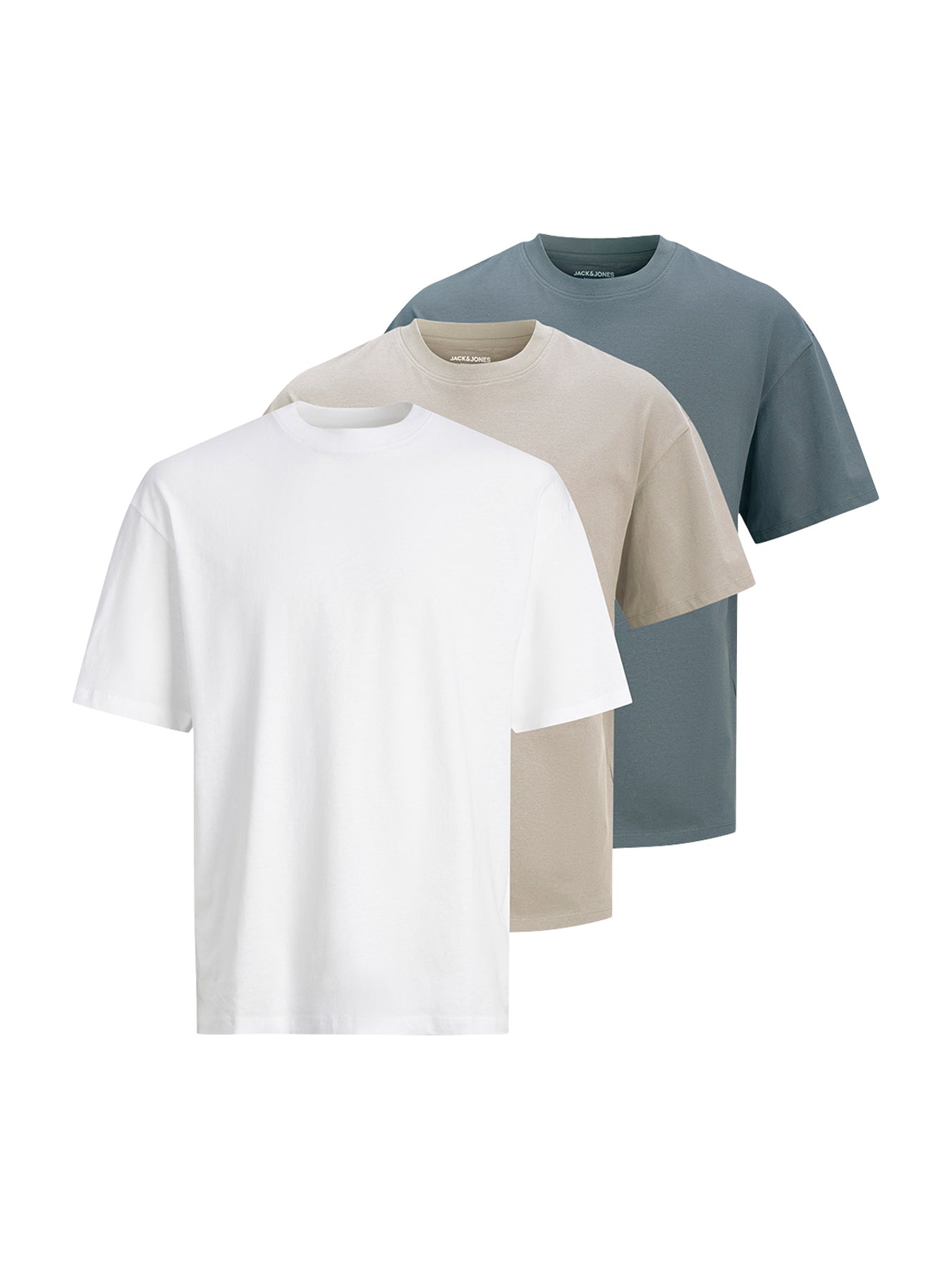 Three-Pack Crew Neck T-Shirts Multi