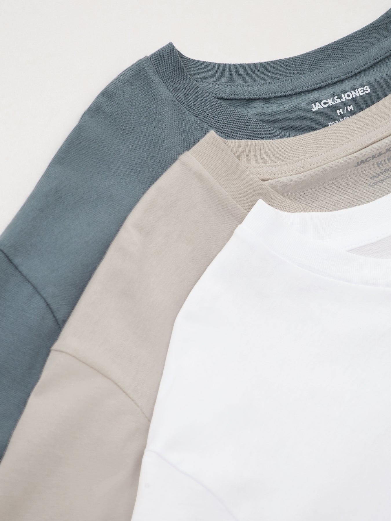 Three-Pack Crew Neck T-Shirts Multi