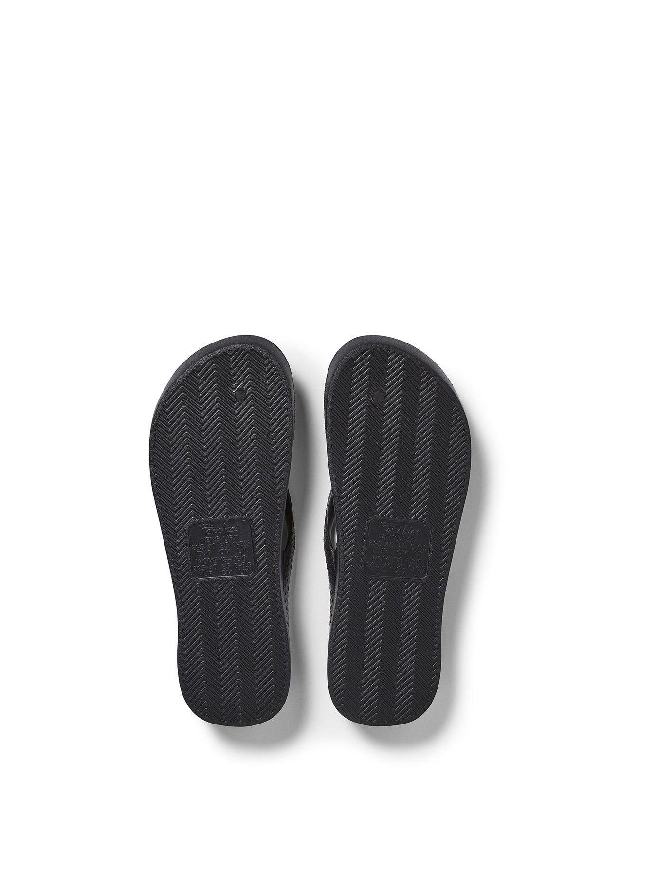 Arch Support Recovery Sandals Black