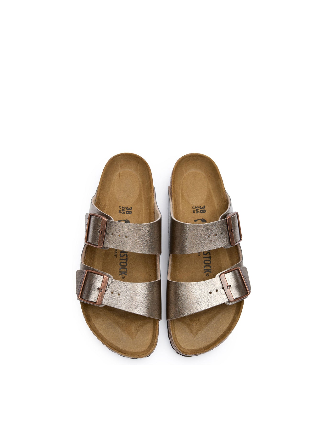 Arizona Synthetic Sandals Gold