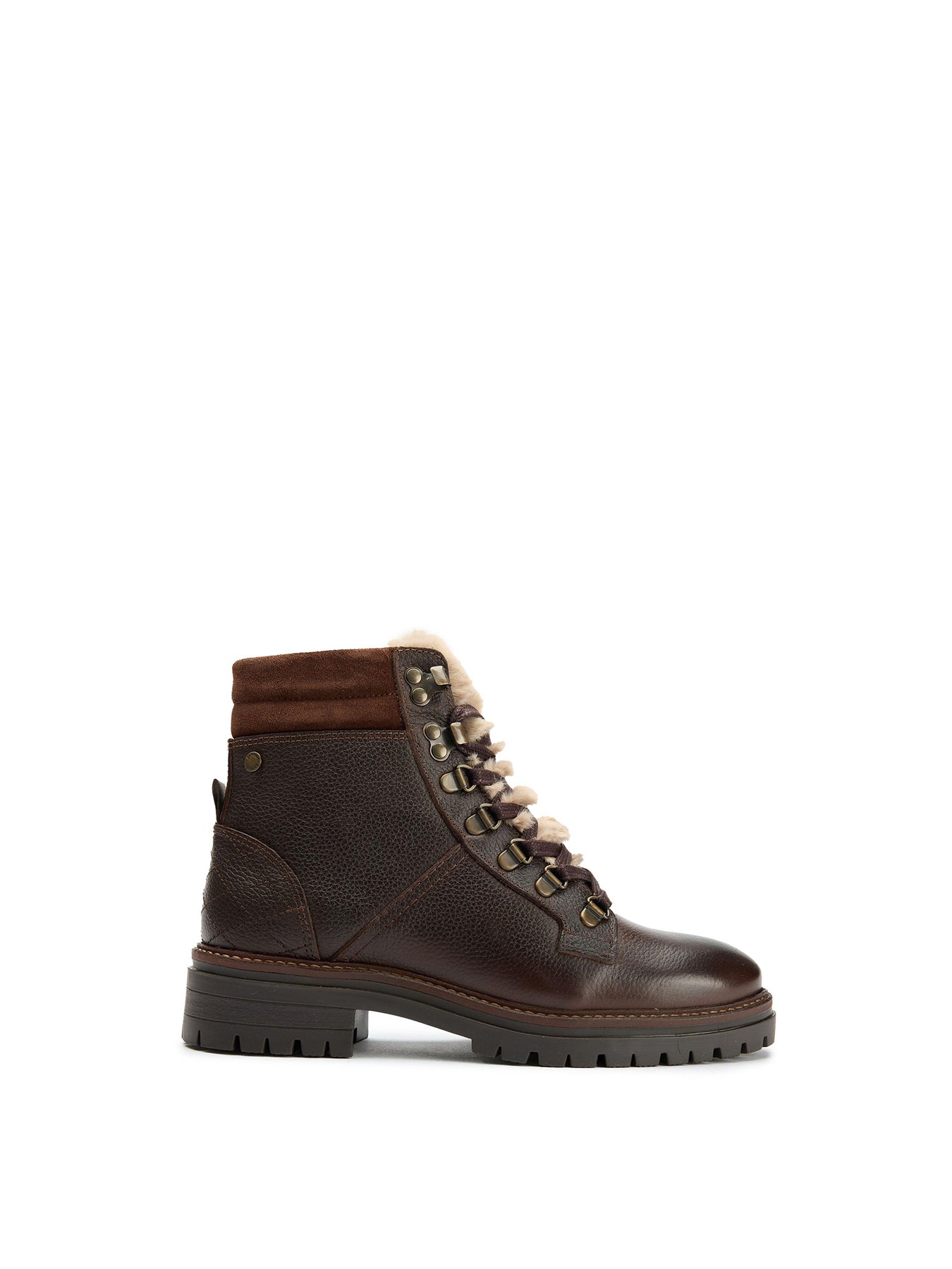 Bamburgh Leather Ankle Boots Brown