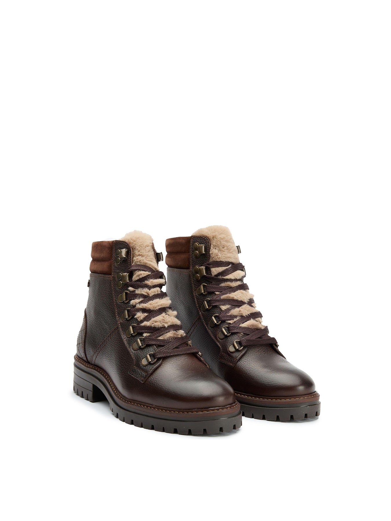 Bamburgh Leather Ankle Boots Brown