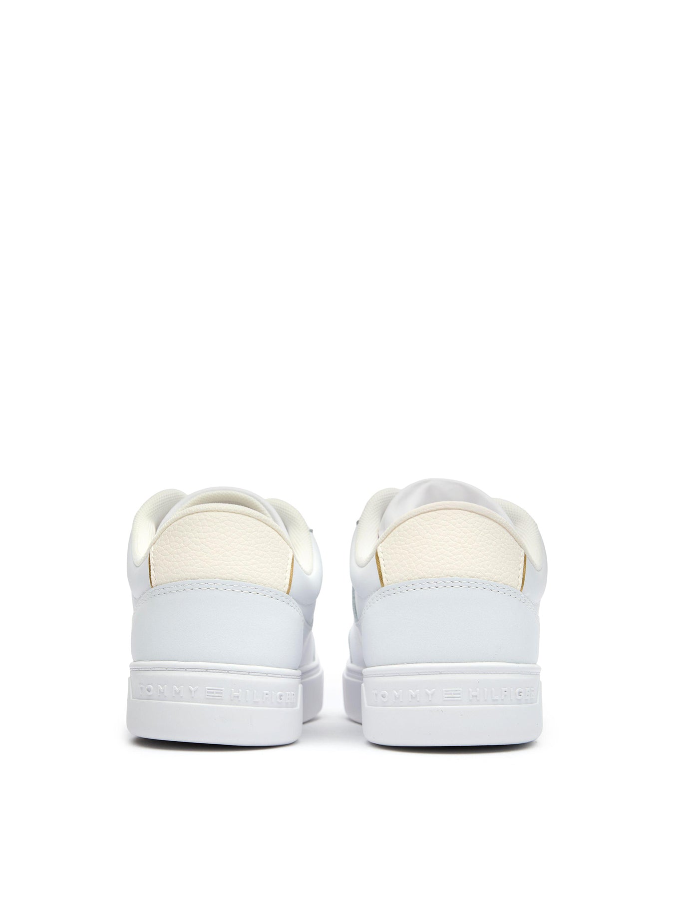 Essential Chic Court Leather Trainers White