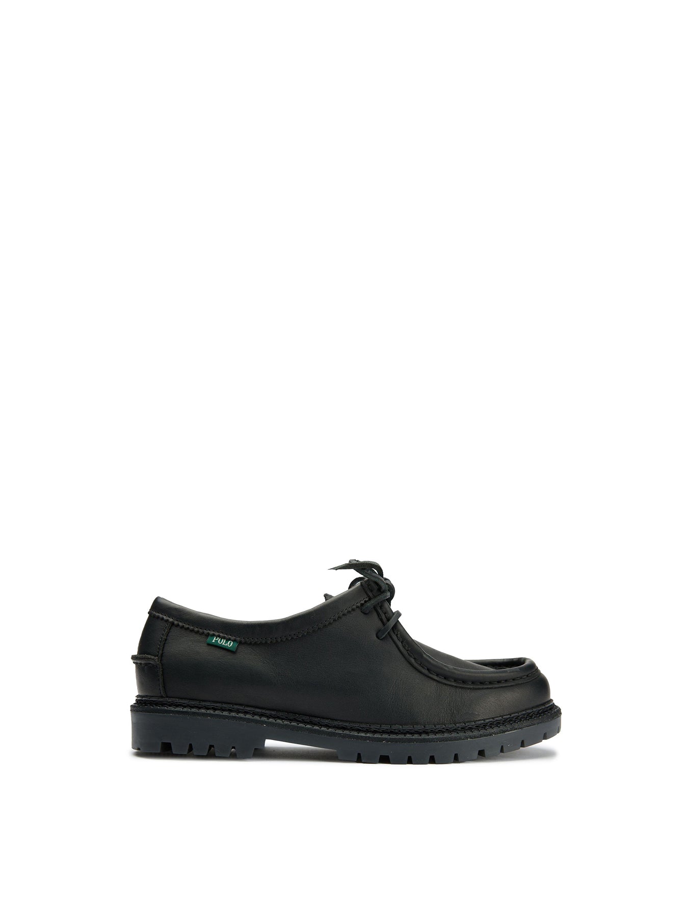 Jett Apron Leather Shoes Black