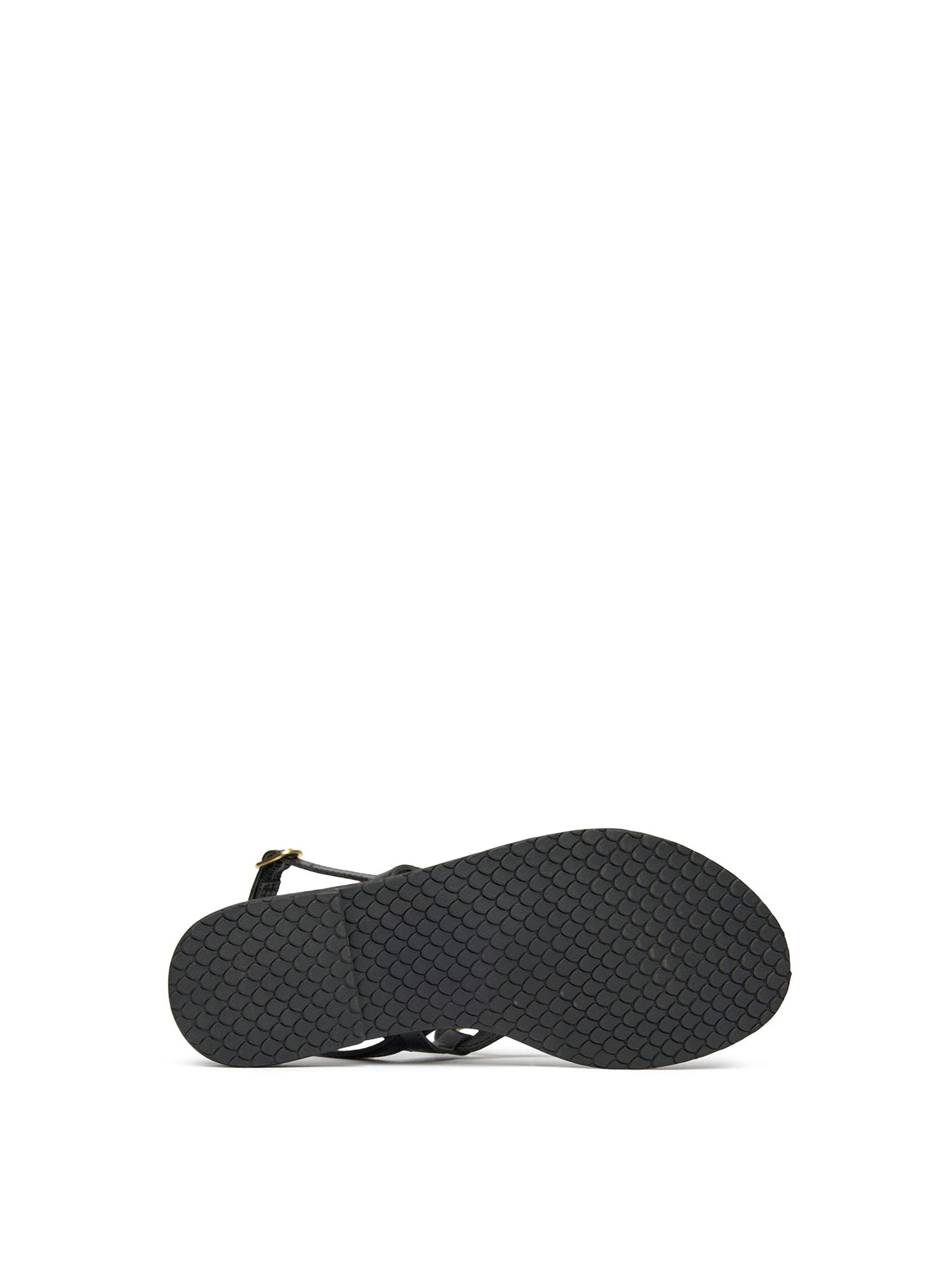 Lou Leather Sandals Black