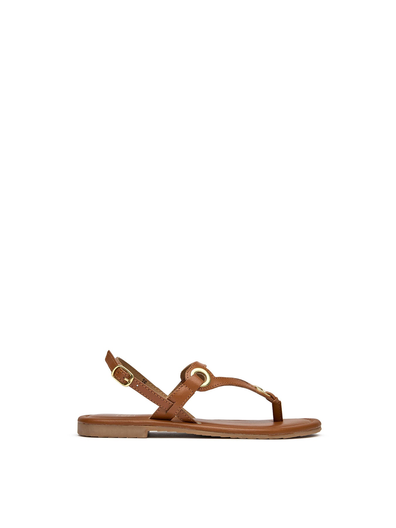 Lou Leather Sandals Tan