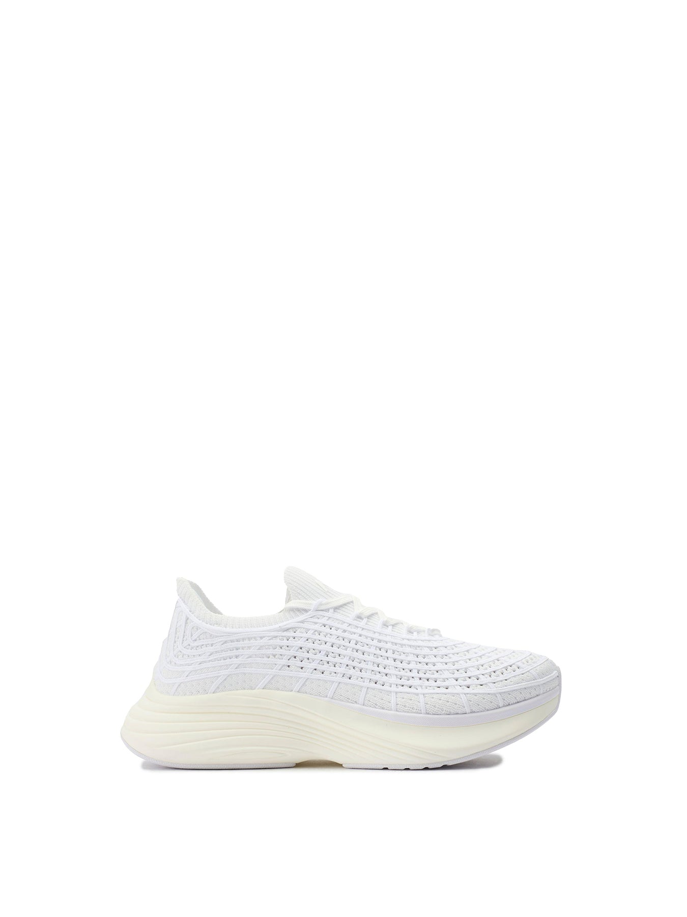 Techloom Zipline Textile Trainers White