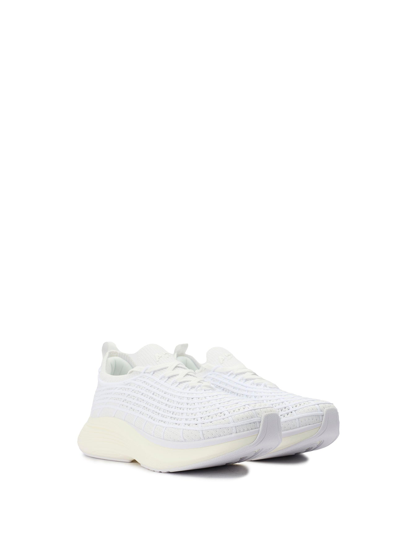 Techloom Zipline Textile Trainers White