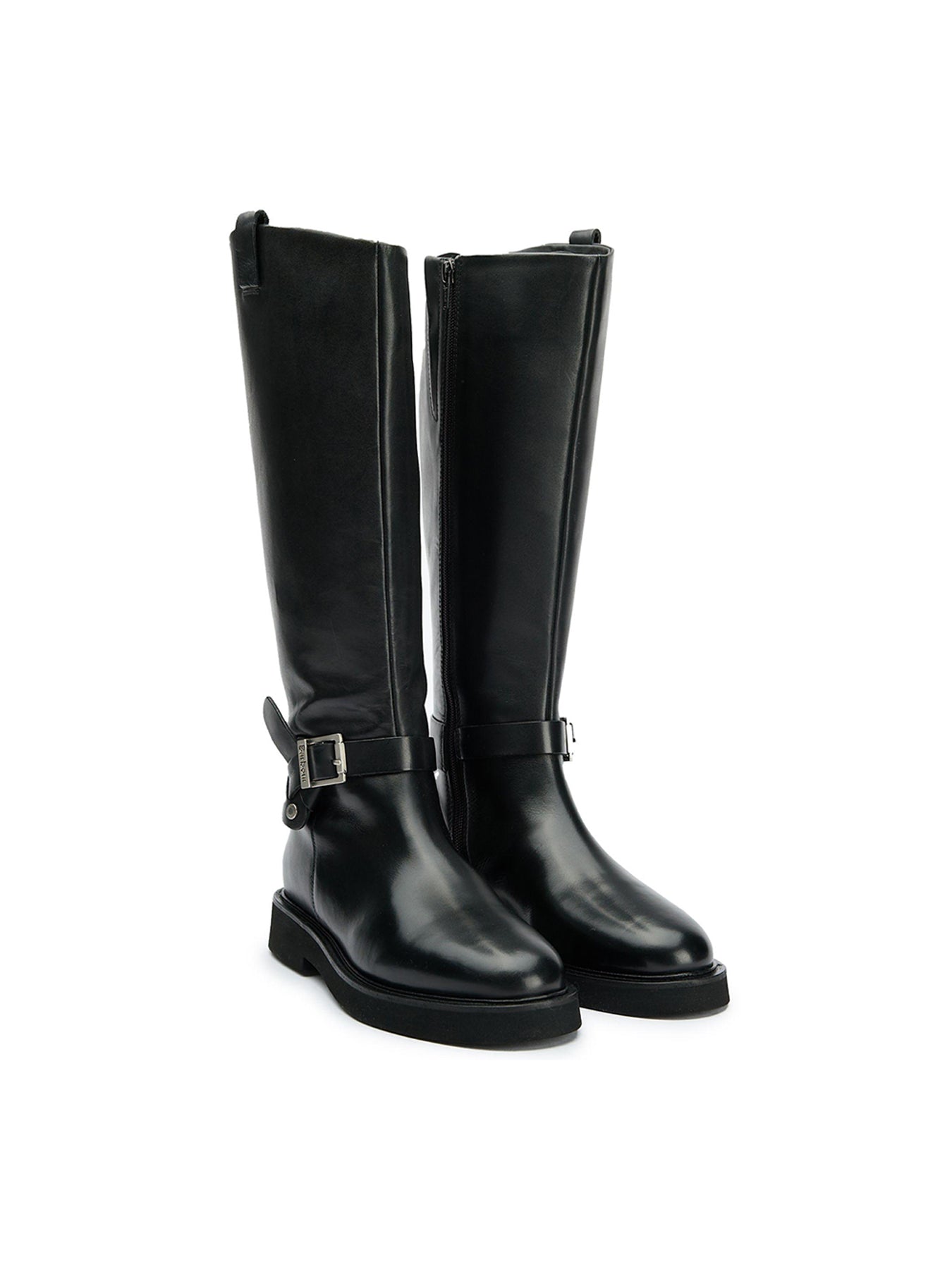 Theodora Knee-High Boots Black