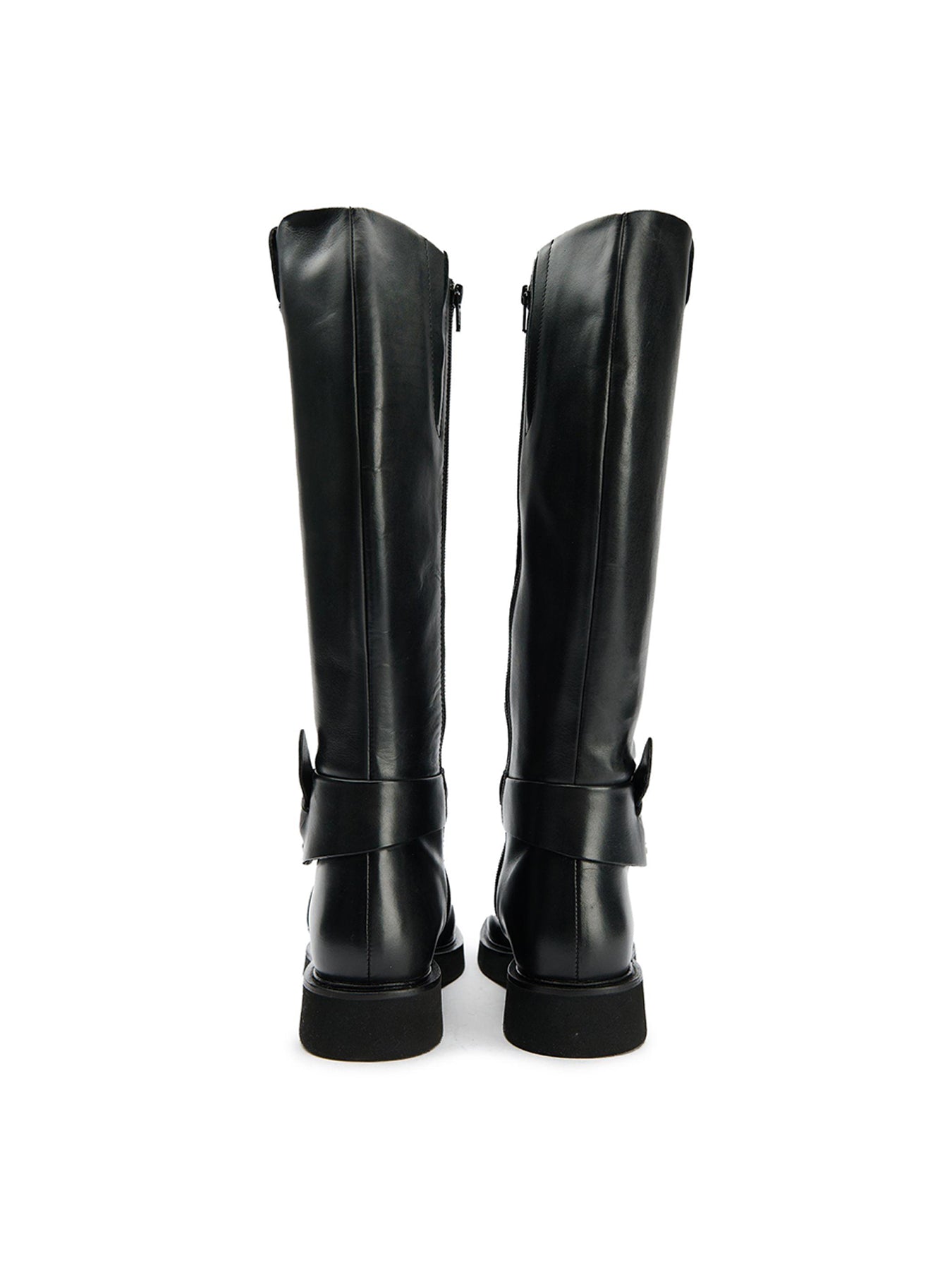 Theodora Knee-High Boots Black