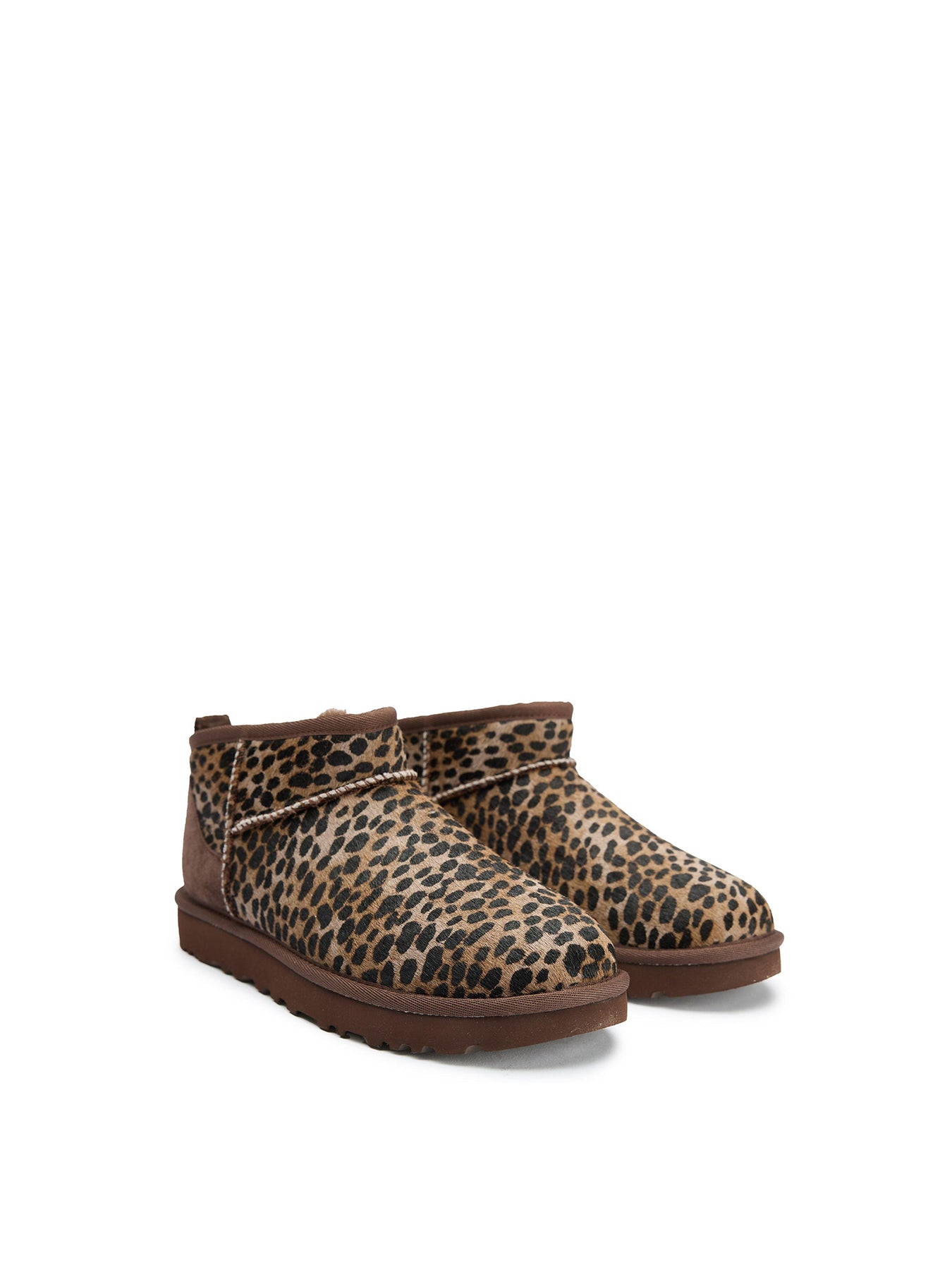Classic Ultra Mini Caspian Suede Ankle Boots Brown