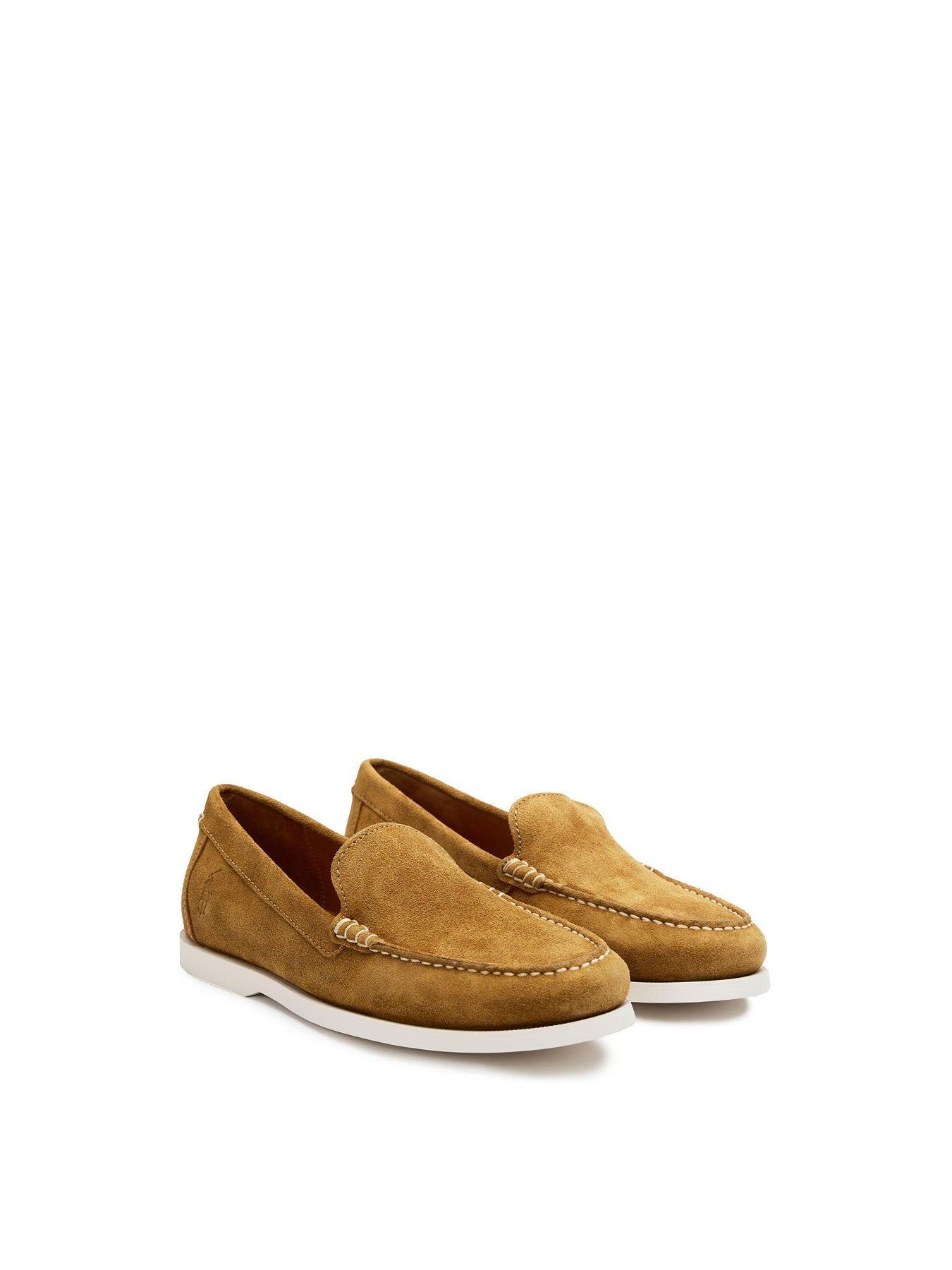 Merton Suede Venetian Loafers Tan