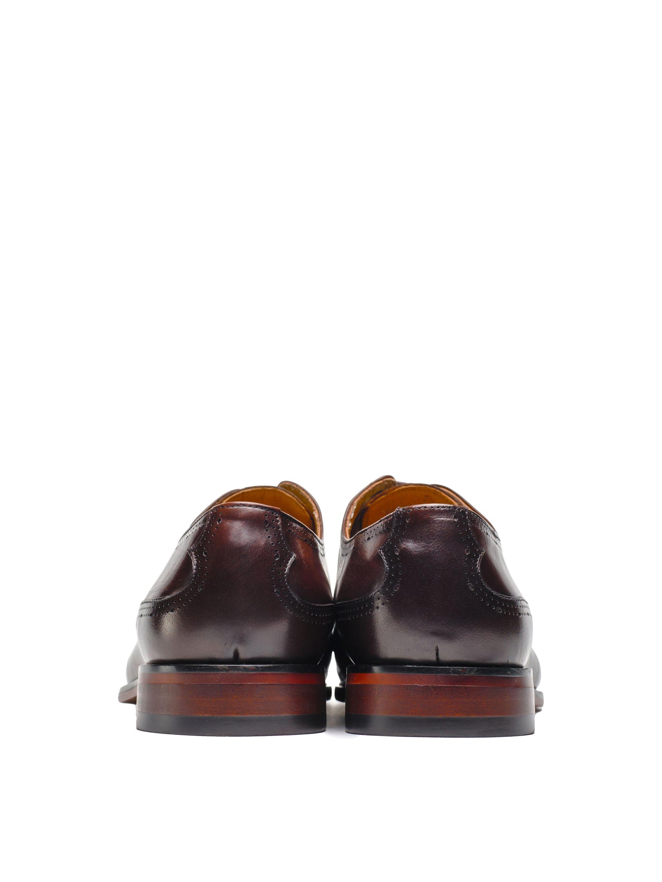 Warren Derby Leather Shoes Brown