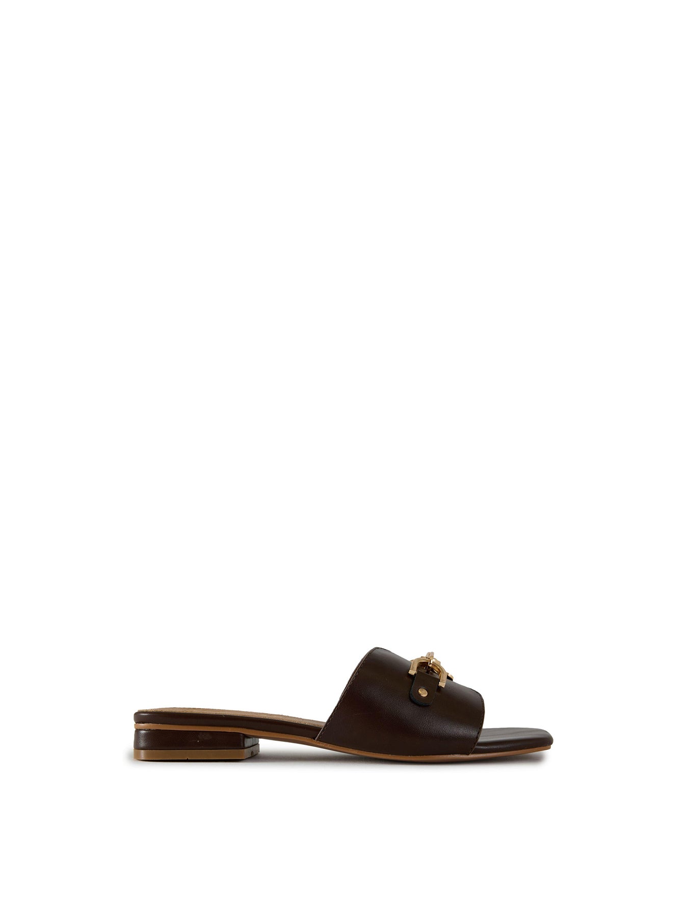 Aji Slide Sandals Brown
