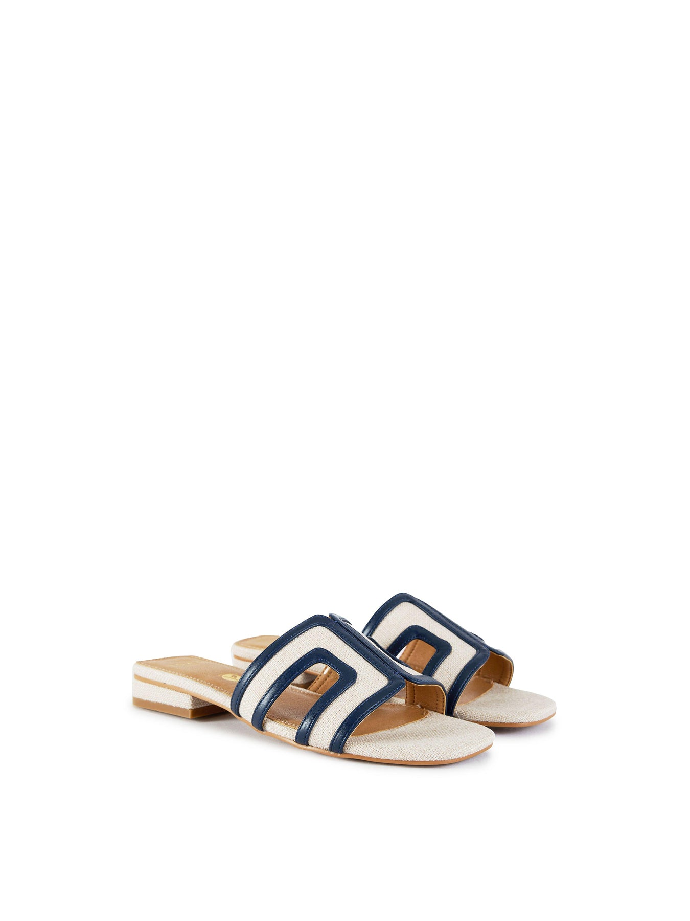 Bok 2 Weave Slide Sandals Blue