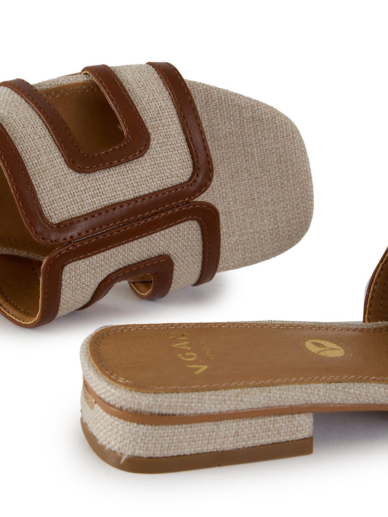 Bok 2 Weave Slide Sandals Neutral