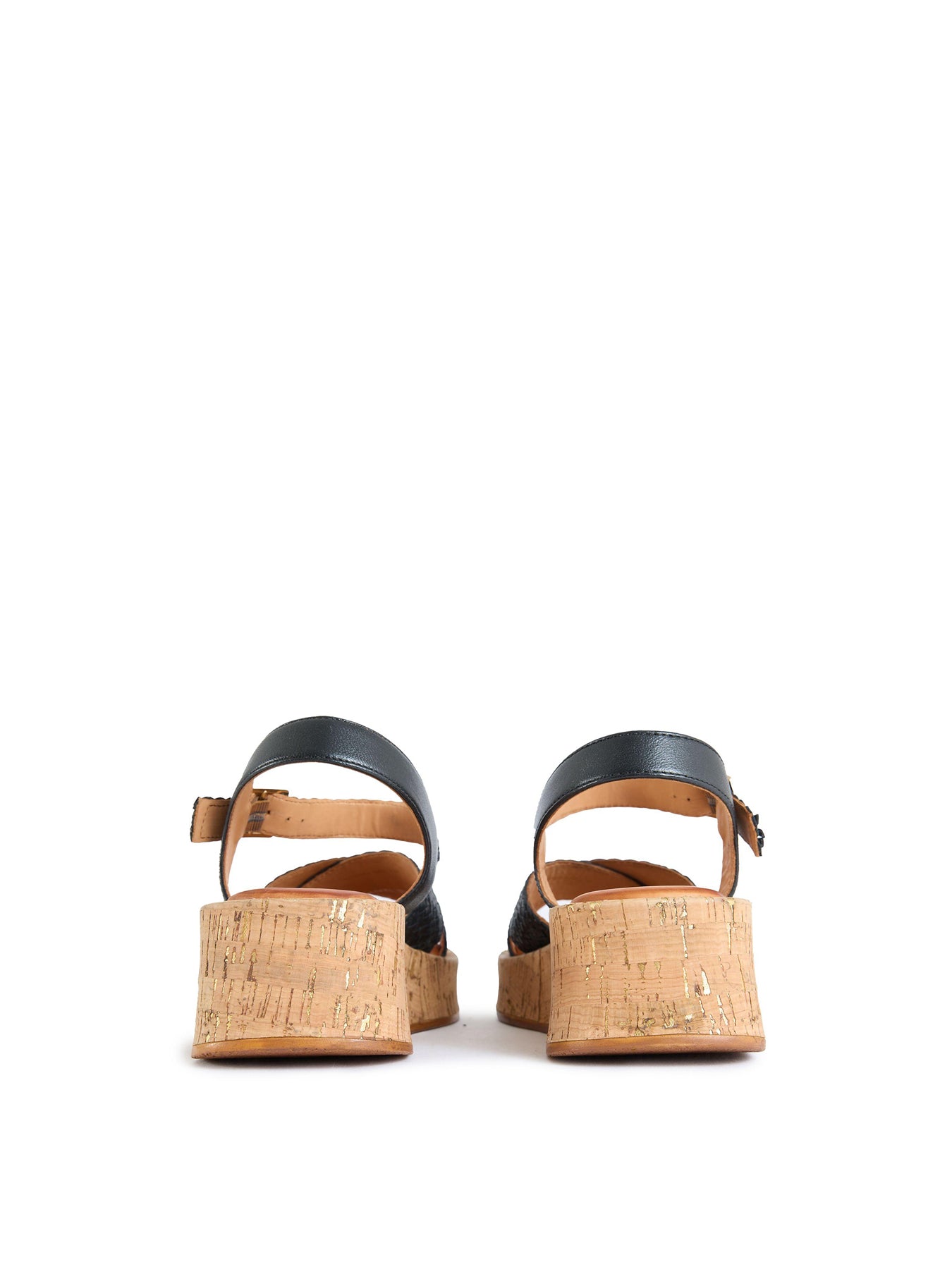 Briana Flatform Sandals Black