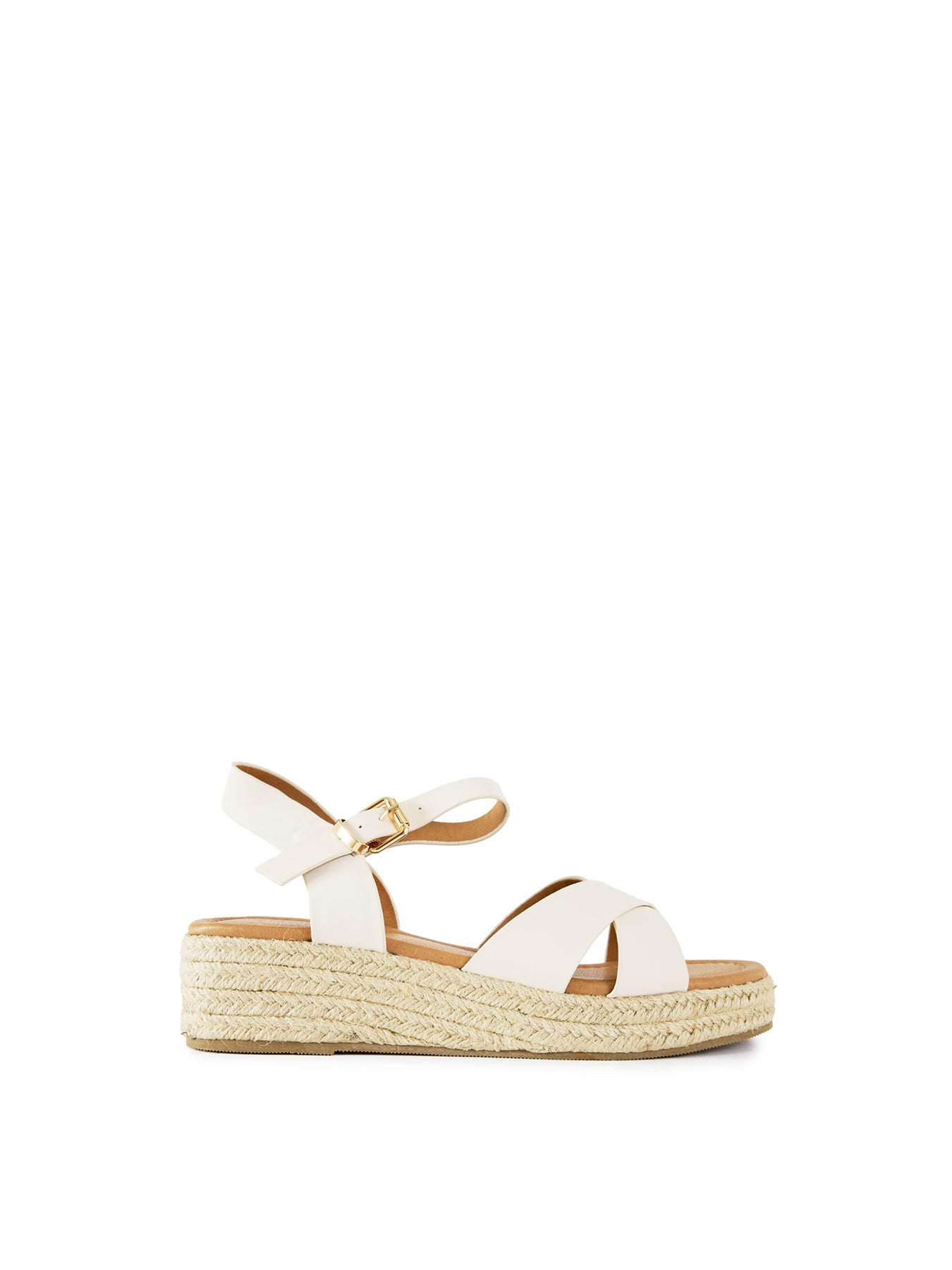 Pekoe Espadrille Wedge Sandals Neutral