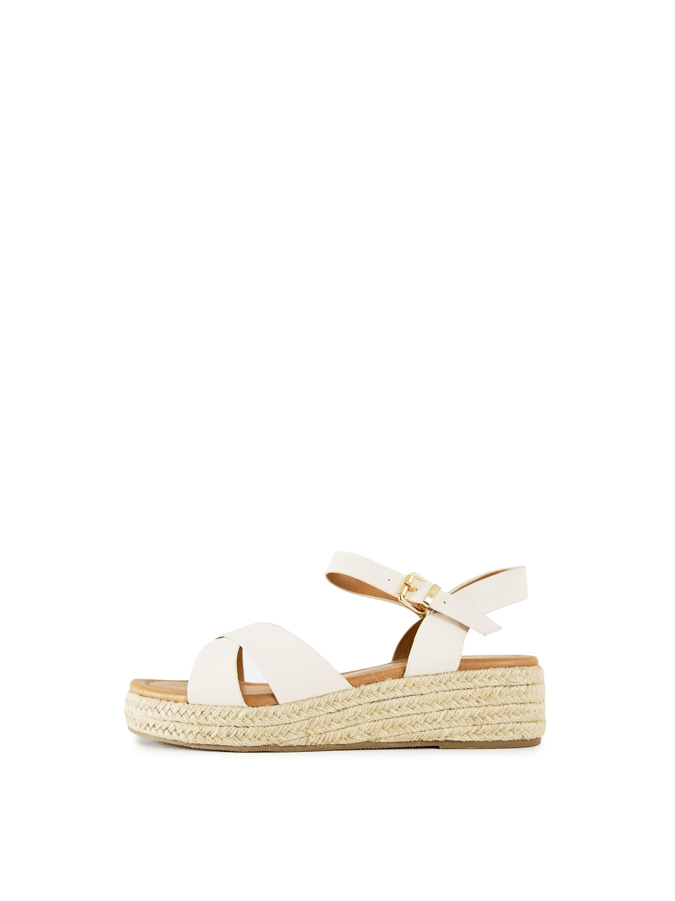 Pekoe Espadrille Wedge Sandals Neutral