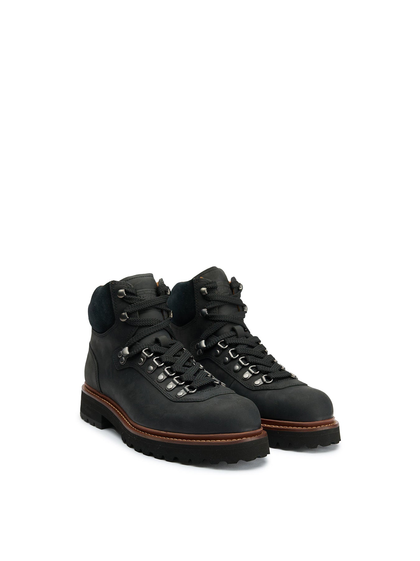Alpine Leather Boots Black