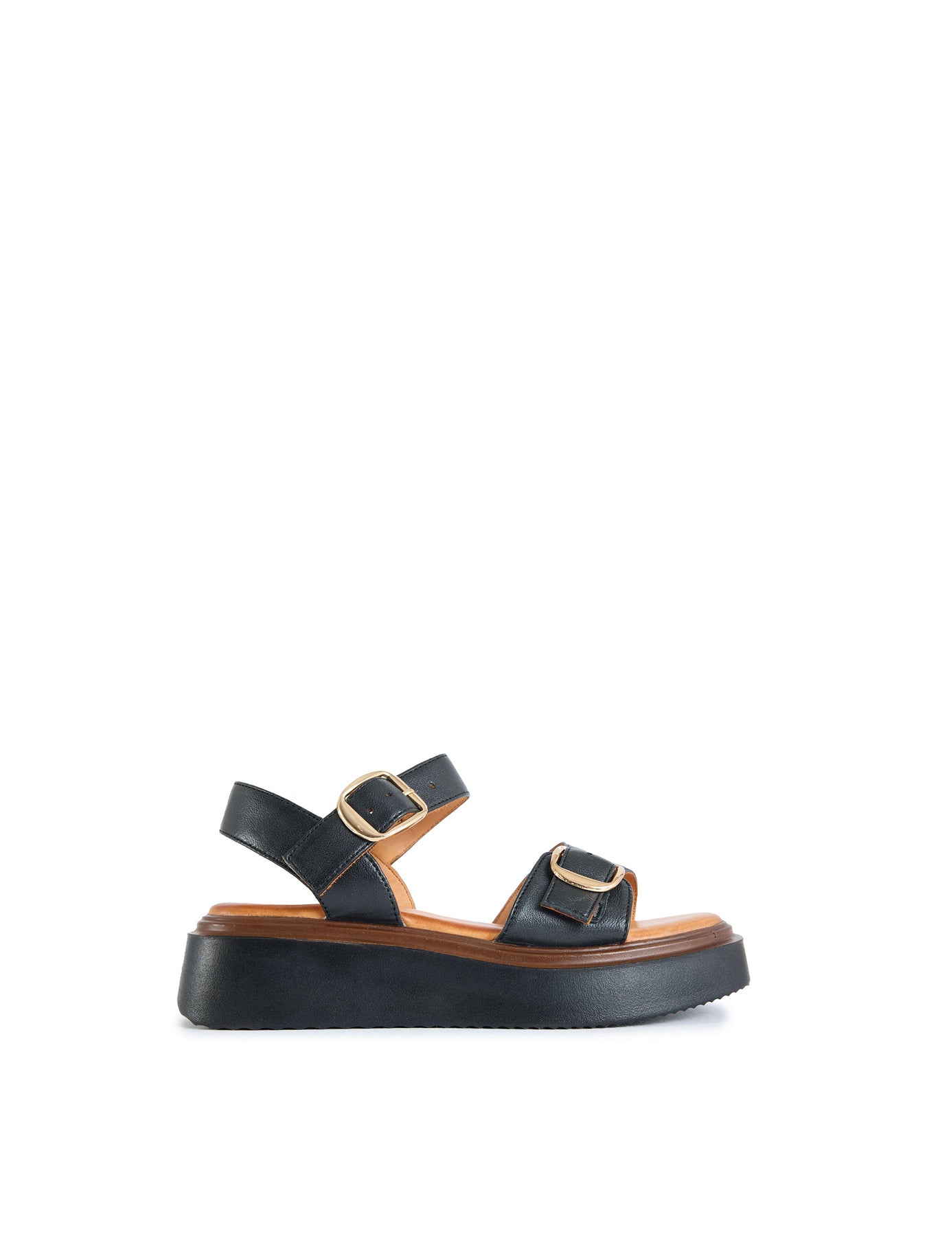 Bodie Flatform Sandals Black