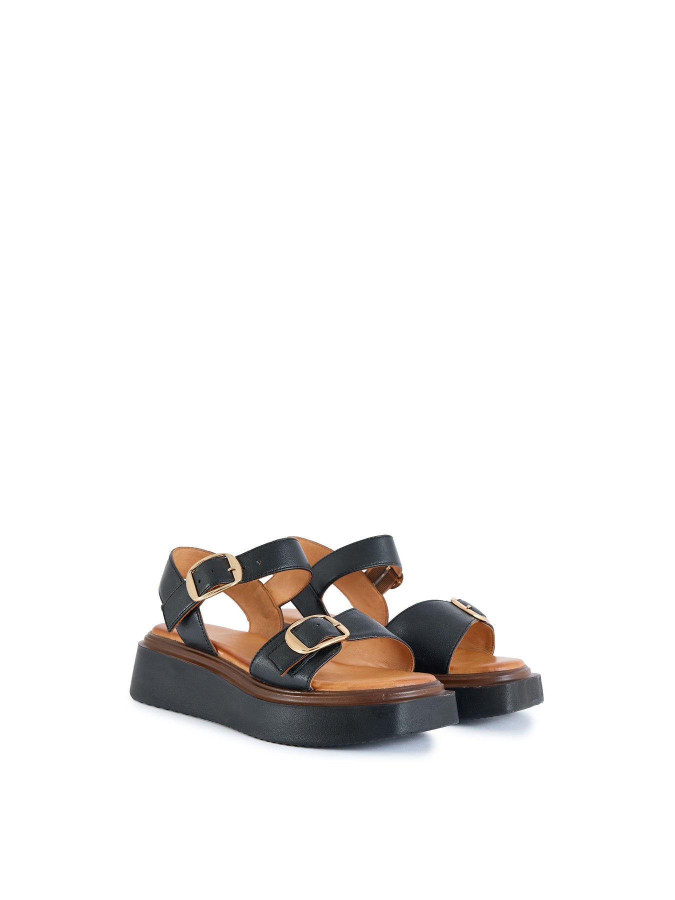 Bodie Flatform Sandals Black