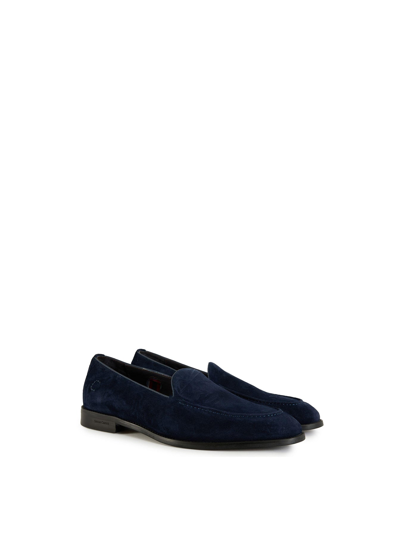 Fes Loafer Suede Shoes Navy