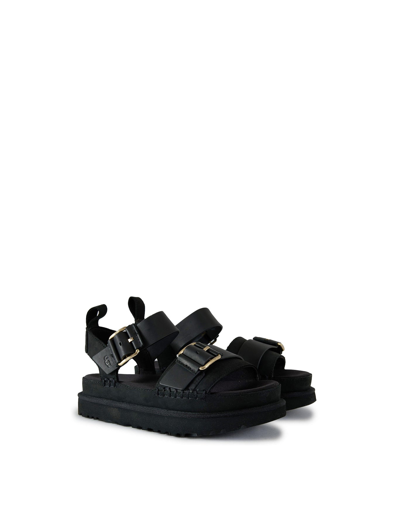 Golden Star Villa Sandals Black