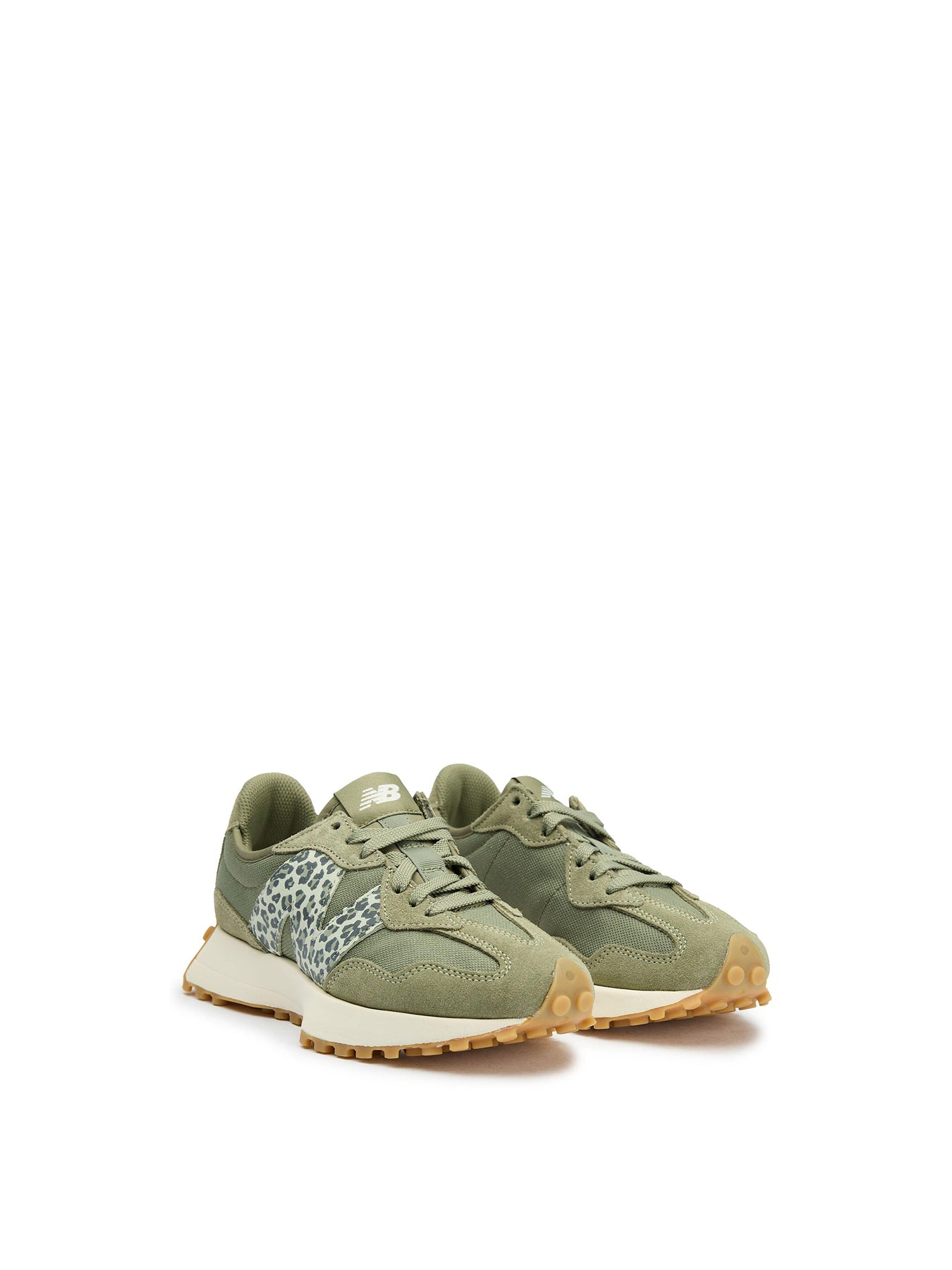 327 Suede Trainers Green
