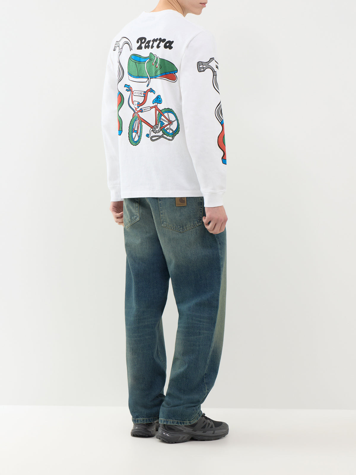 Bike Hammer Long Sleeve Graphic T-Shirt