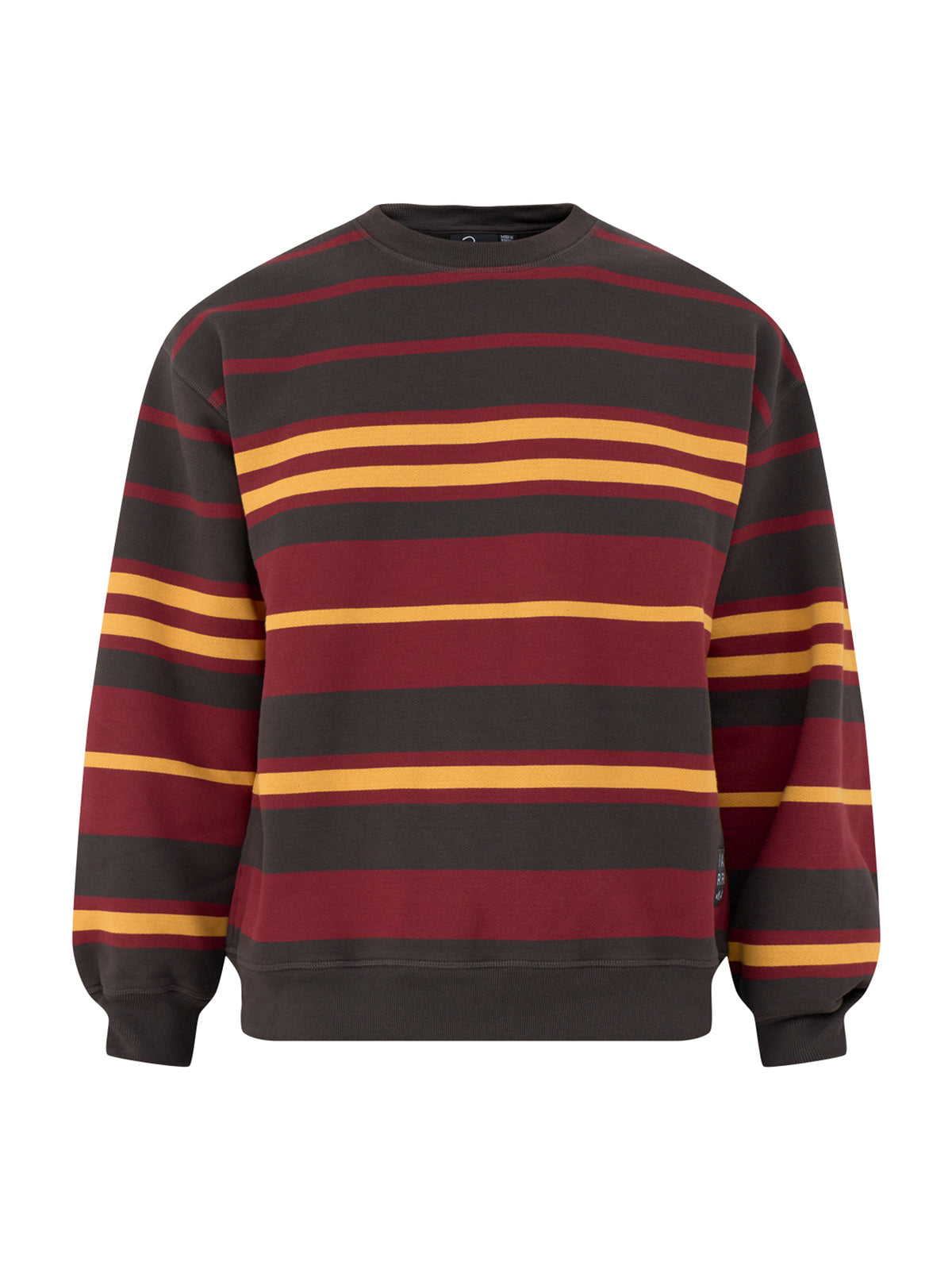 Sweatstriped Crew Neck Sweatshirt