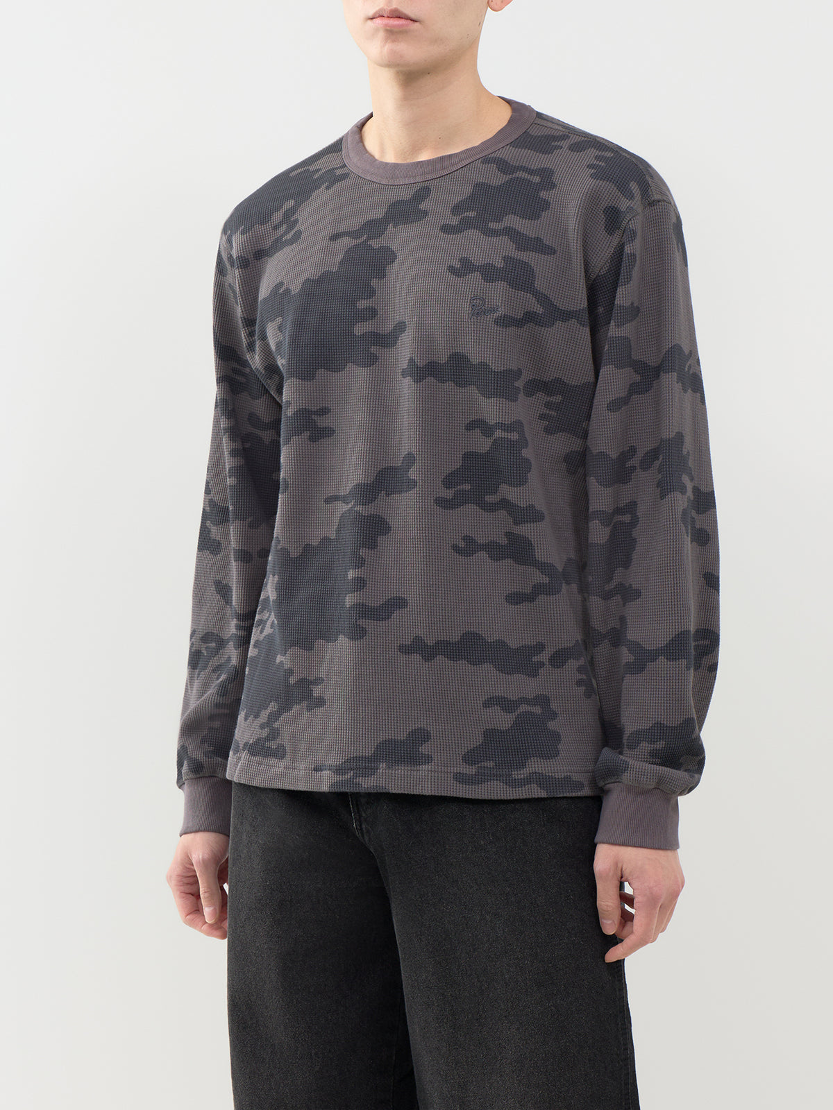Camo Woofles Long Sleeve Graphic T-Shirt