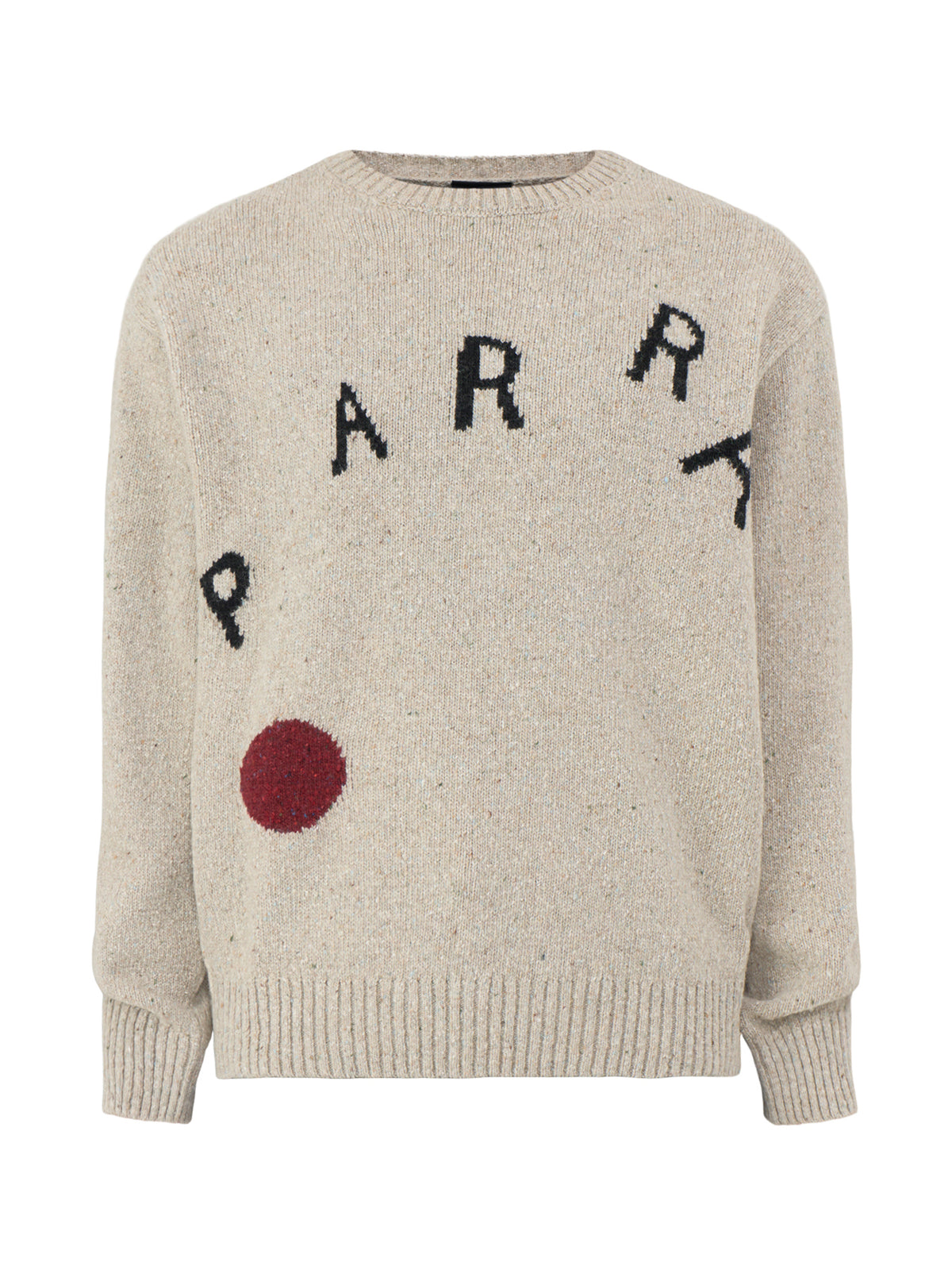 Red Dot Knitted Pullover