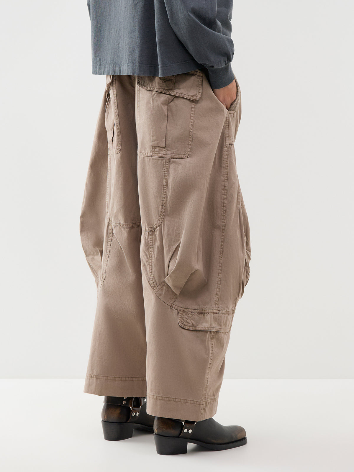 Cotton Onset Parachute Trousers