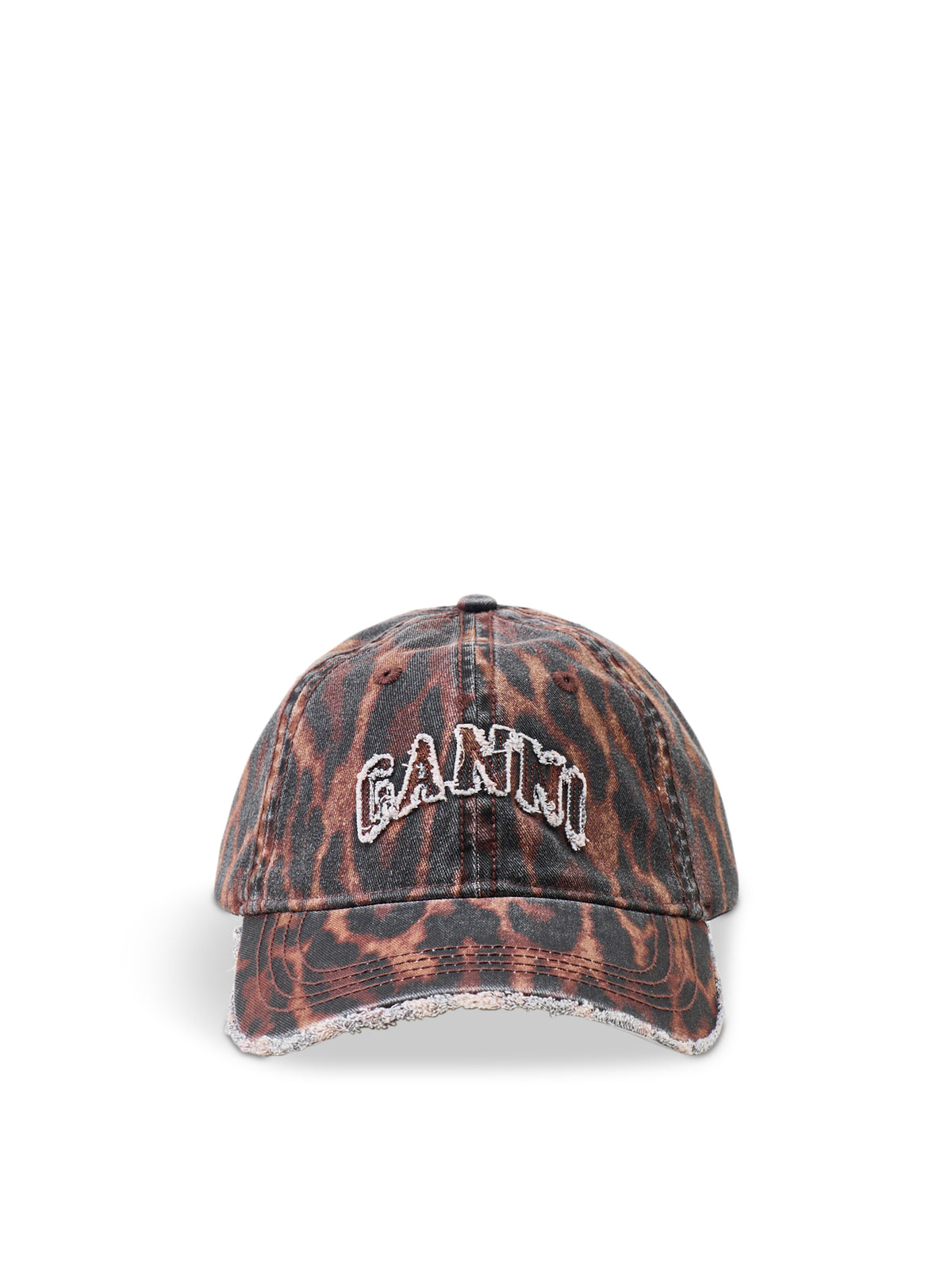 Organic Cotton Ocelot Leopard Cap - Rawhide