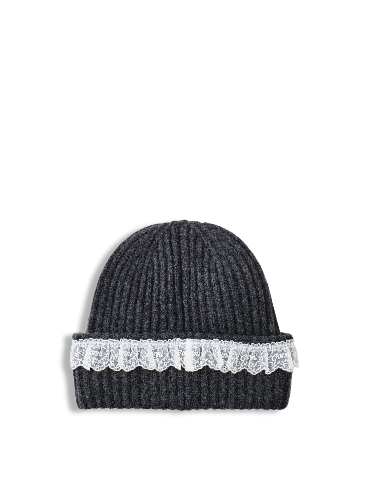 Compact Wool Lace Beanie