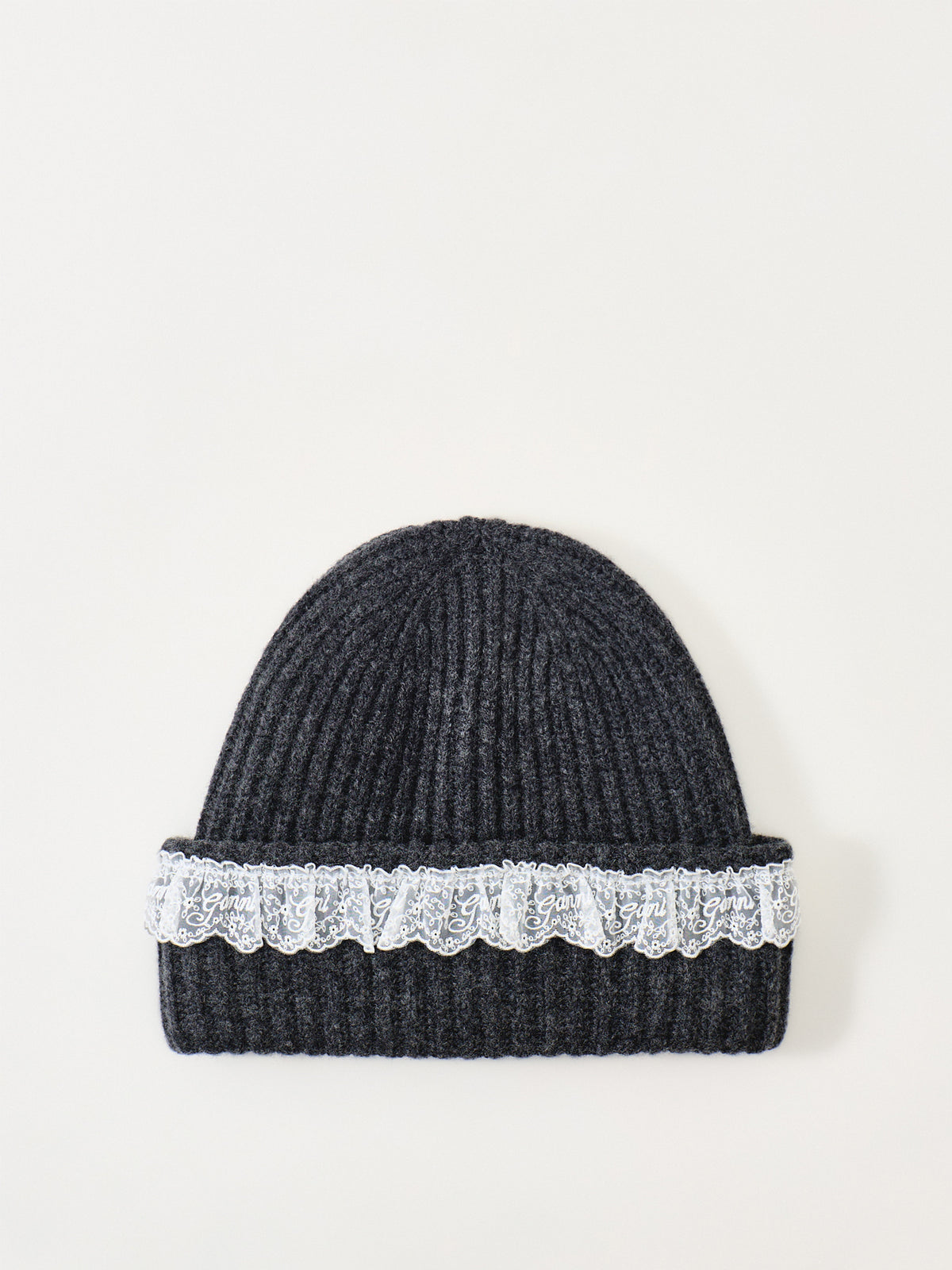Compact Wool Lace Beanie