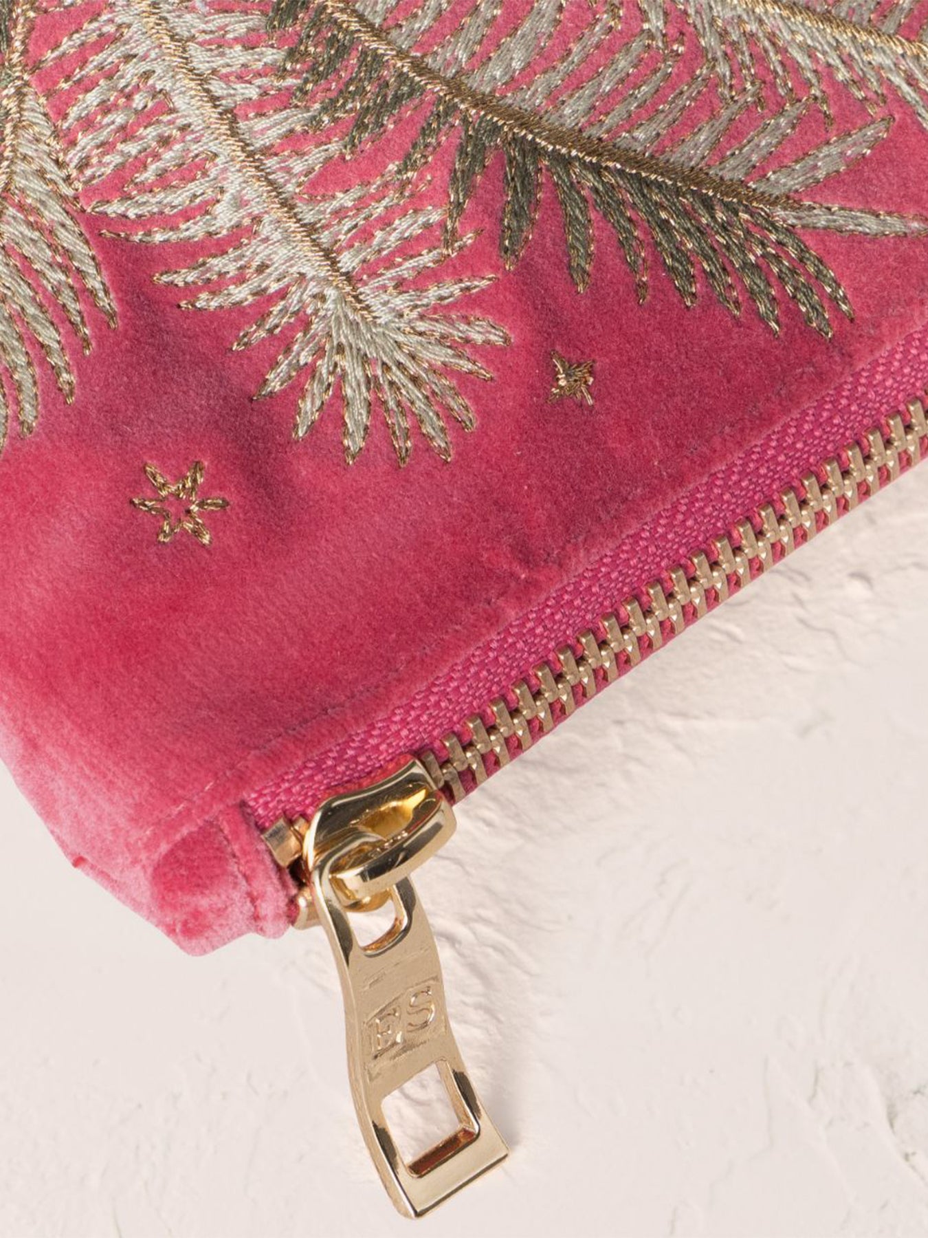 Botanical Zebra Everyday Pouch Pink
