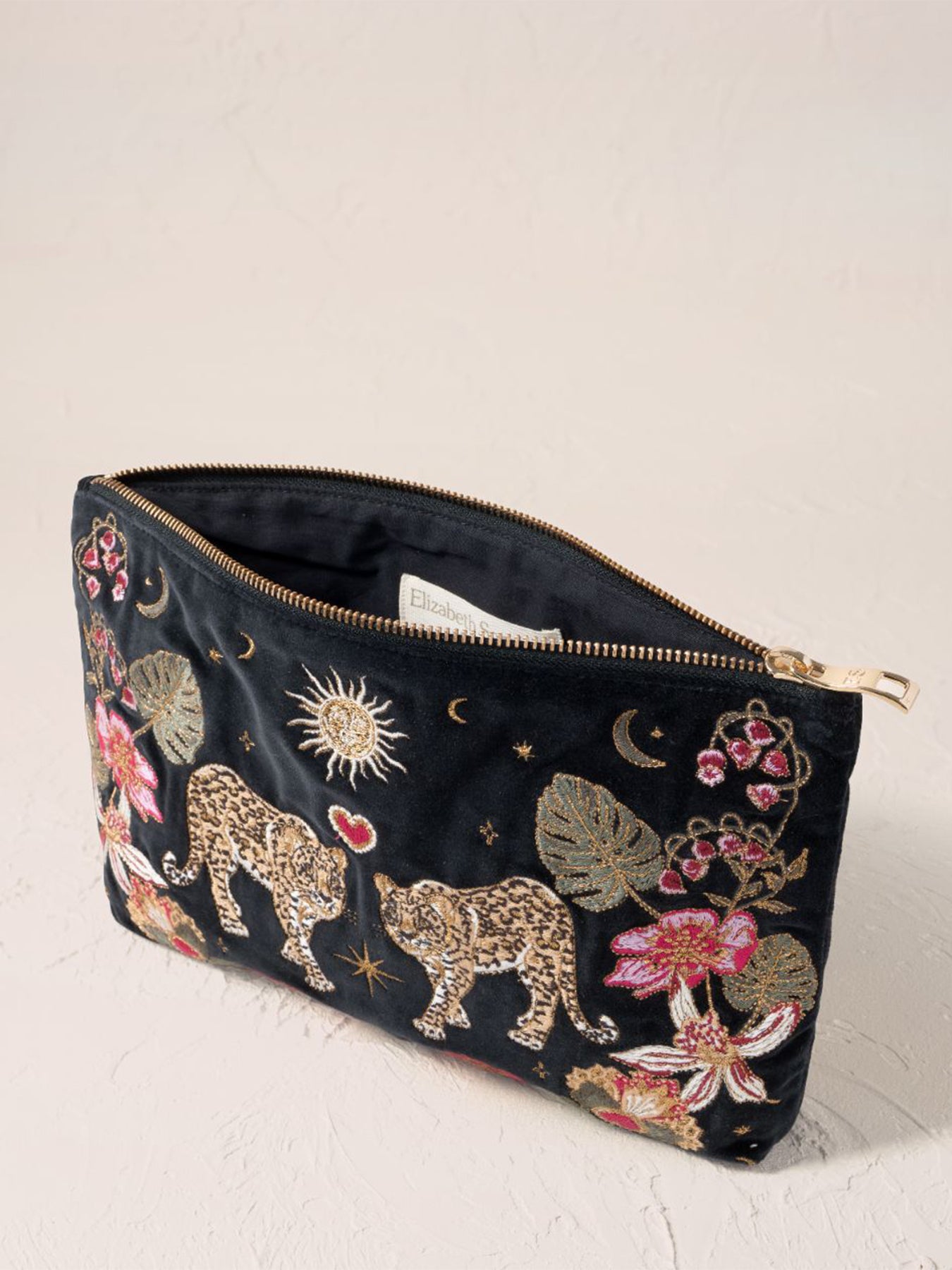 Celestial Leopard Everyday Pouch Black