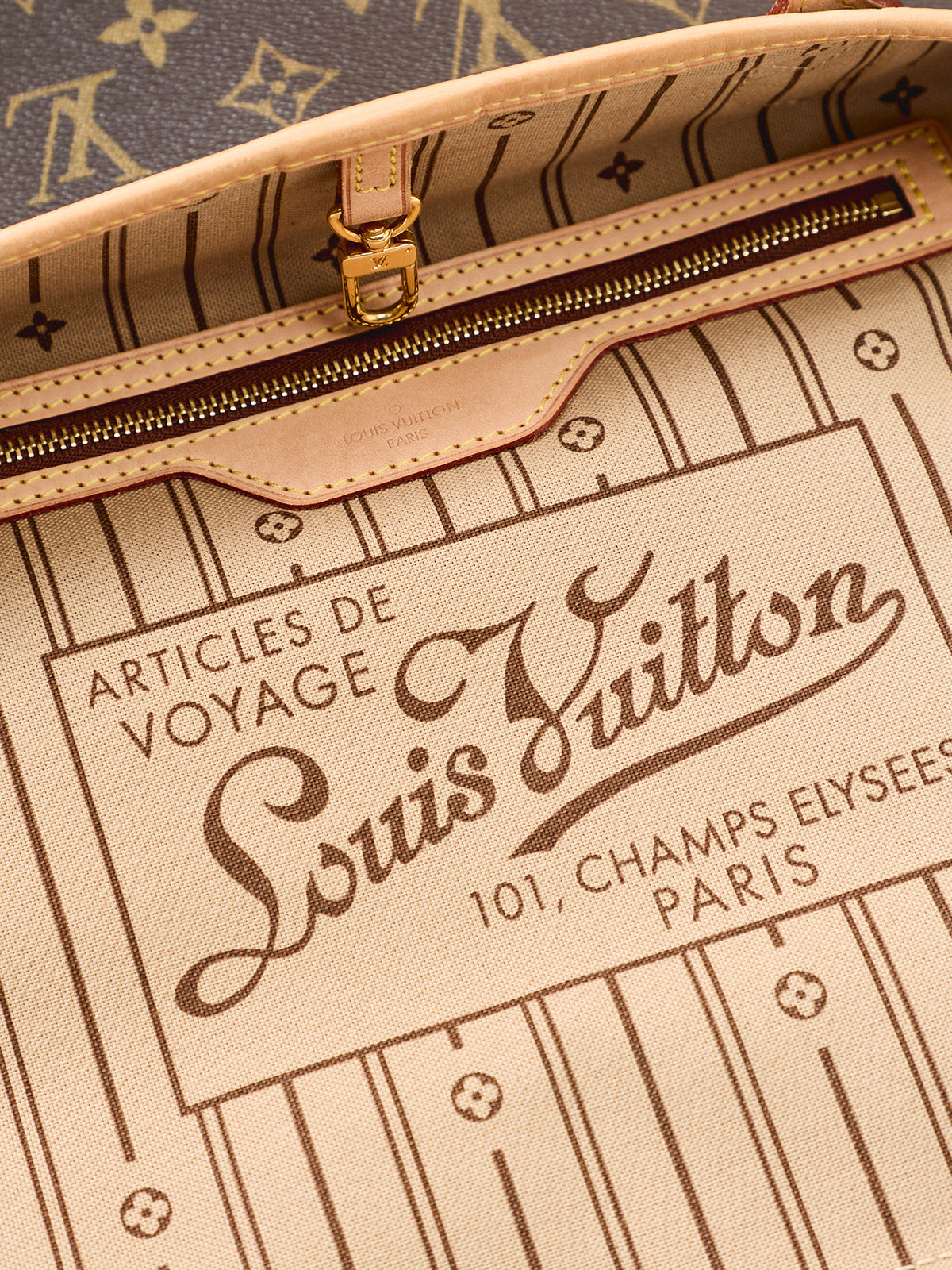Louis Vuitton Monogram Neverfull MM Tote Bag