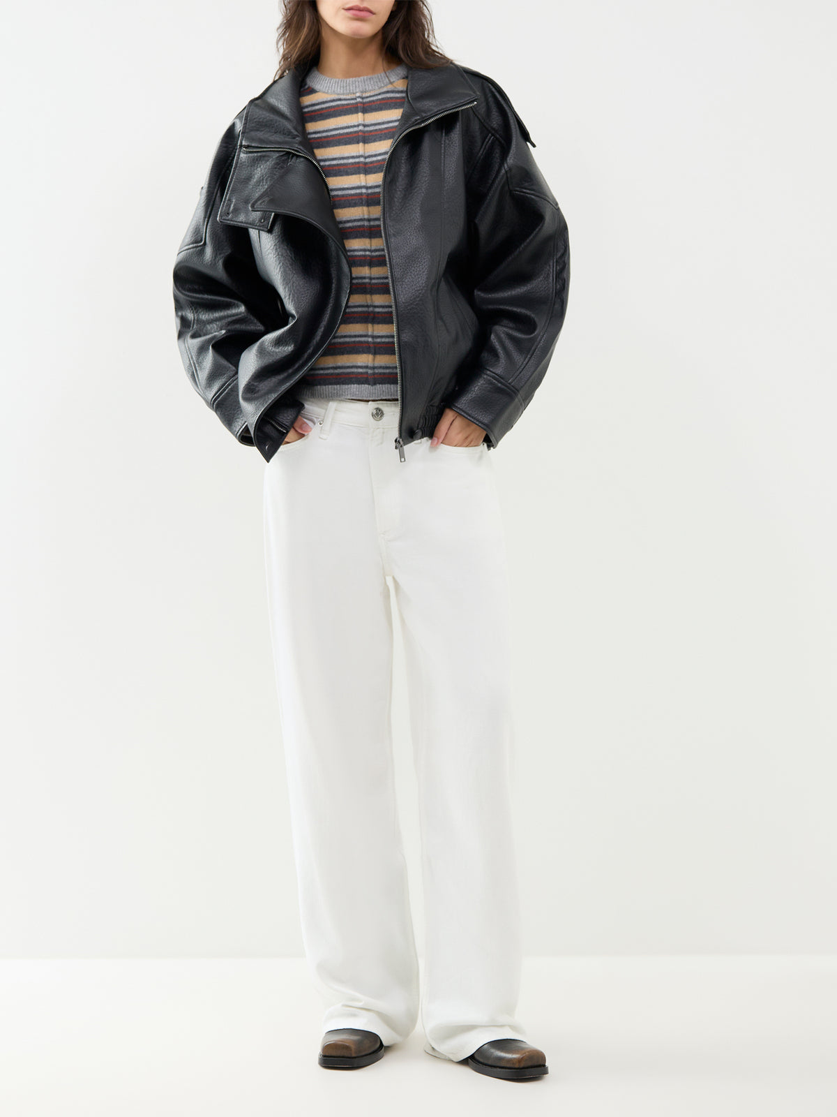 Featherweight Logan Wide Leg Jeans
