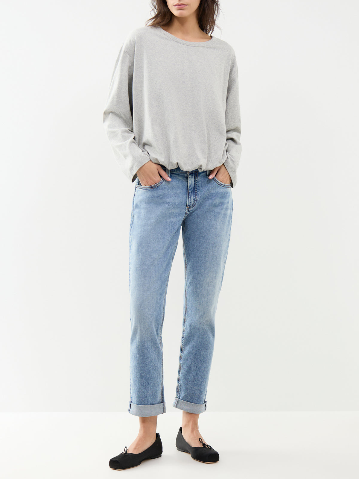 Dre Slim Boyfriend Jeans