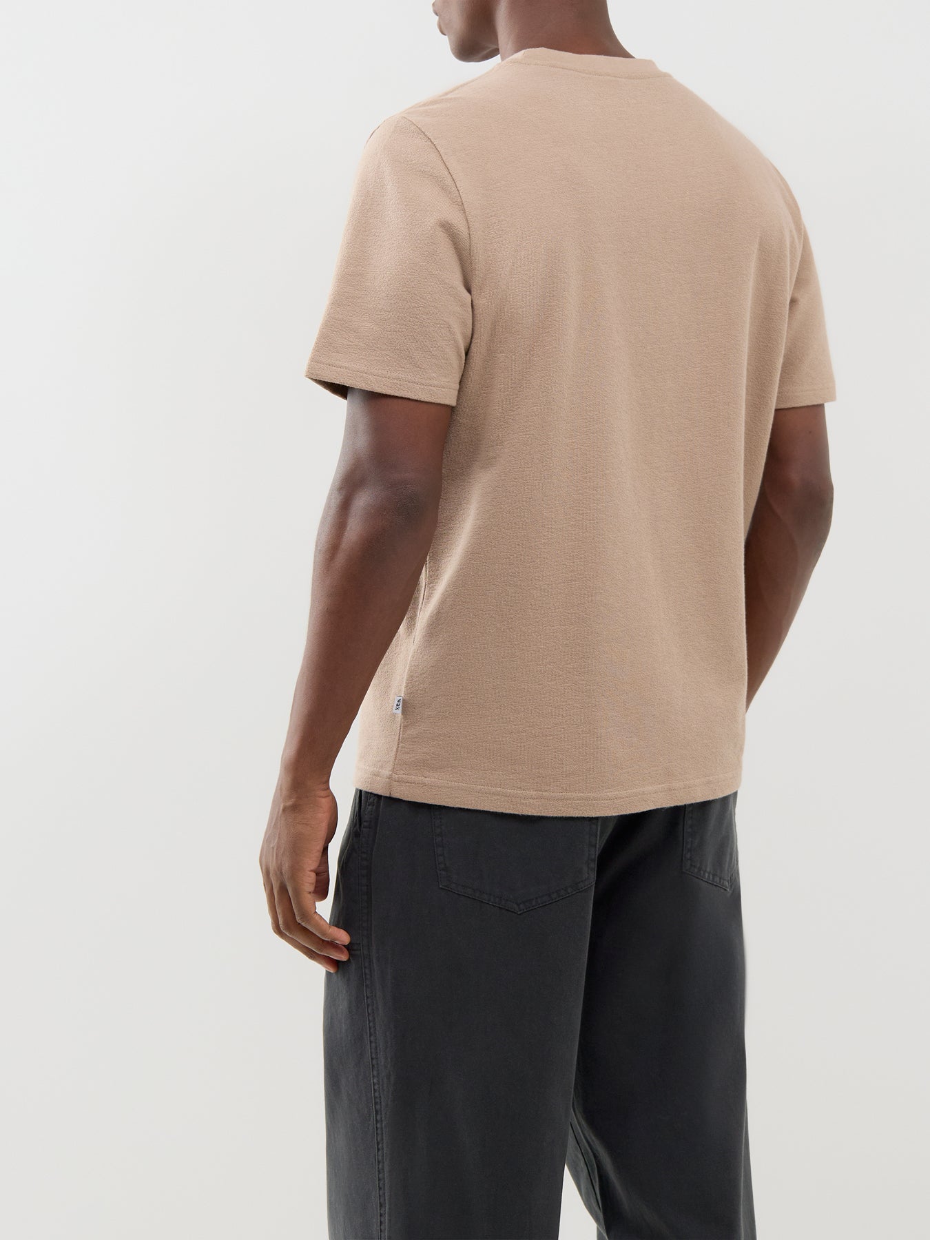 Organic Cotton Dean Short-Sleeved T-Shirt - Dark Sand
