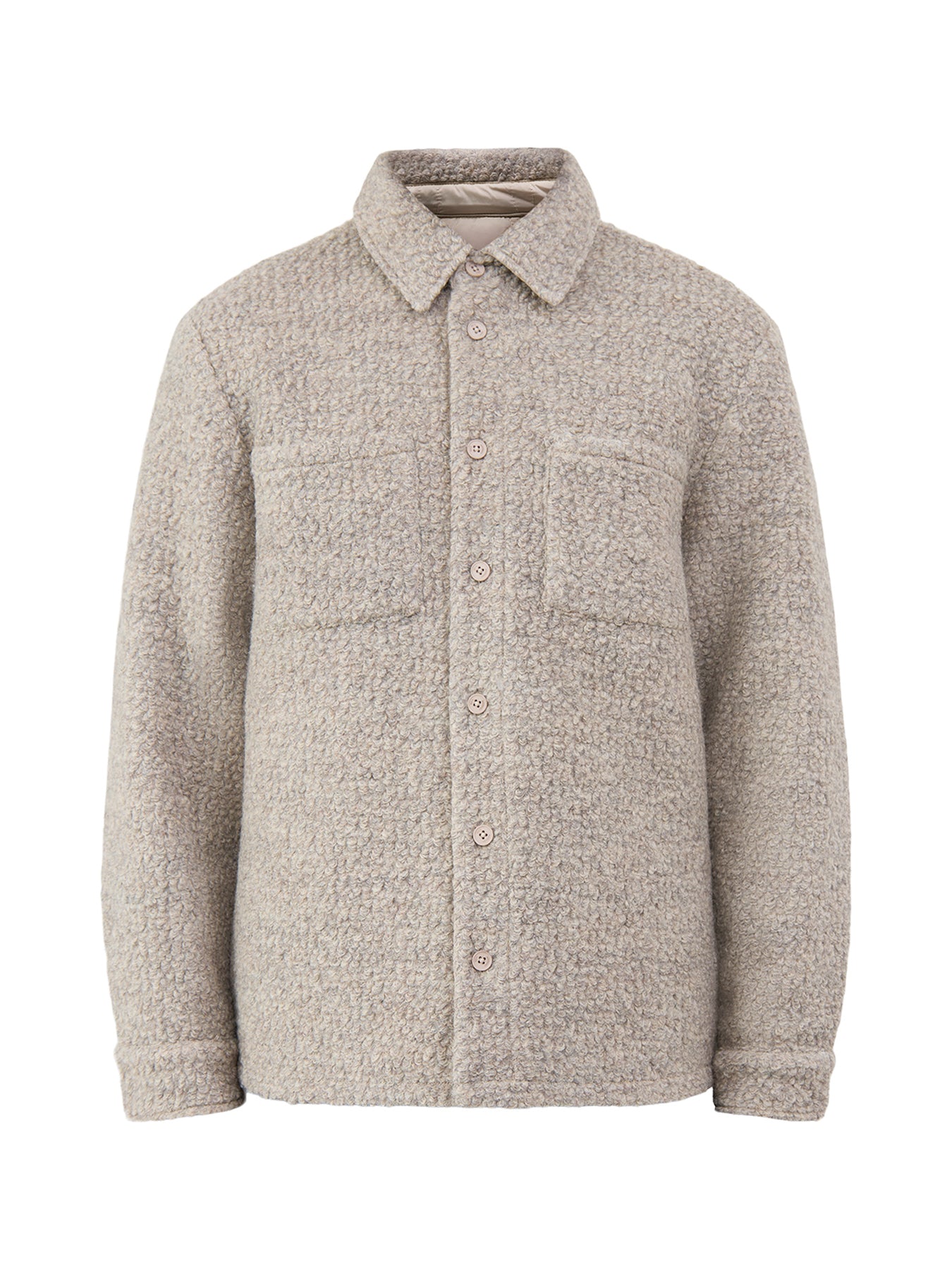 Wool Blend Mount Reversible Overshirt