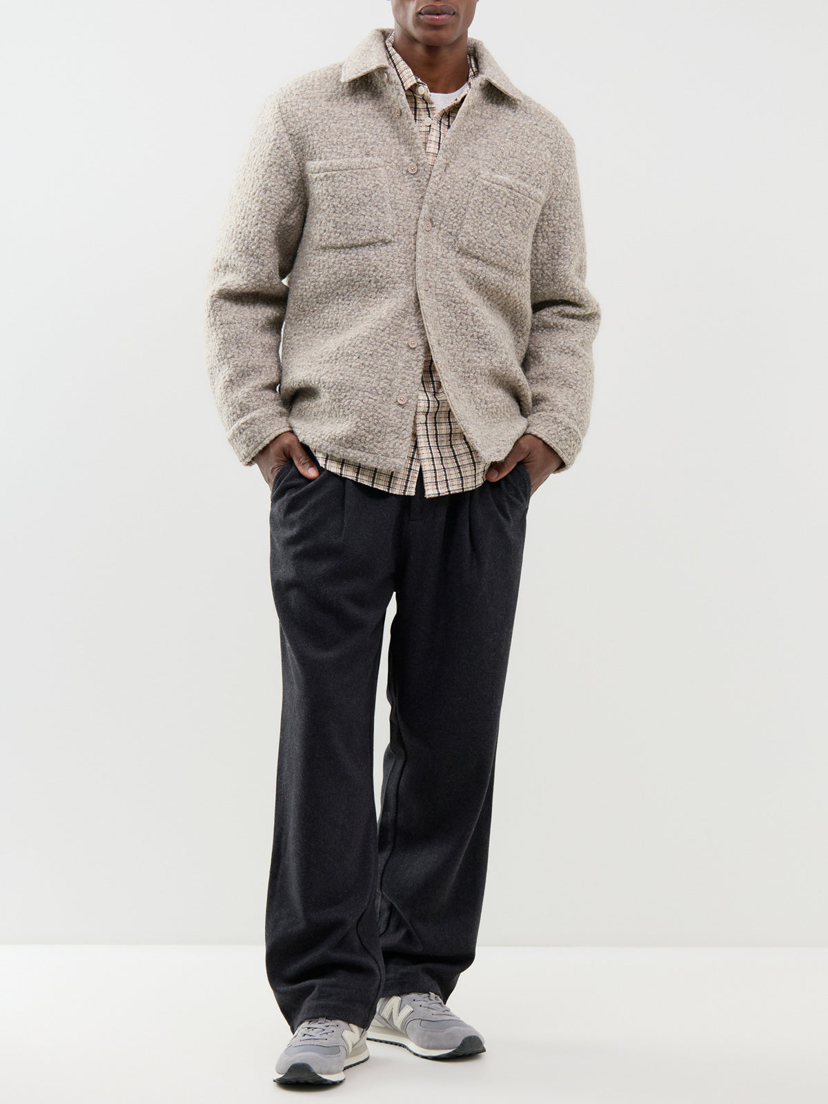 Wool Blend Mount Reversible Overshirt