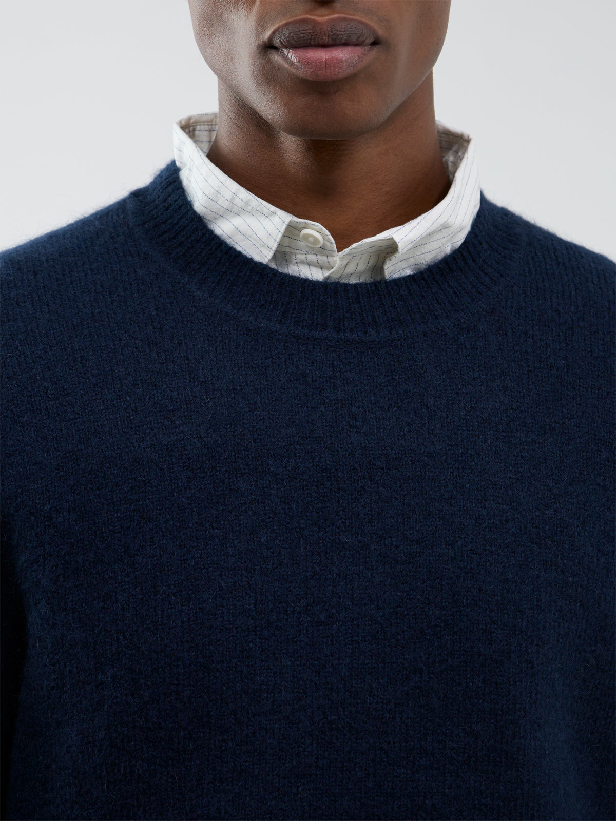 Wool & Mohair Blend Wilde Fluffy Crew Neck Jumper
