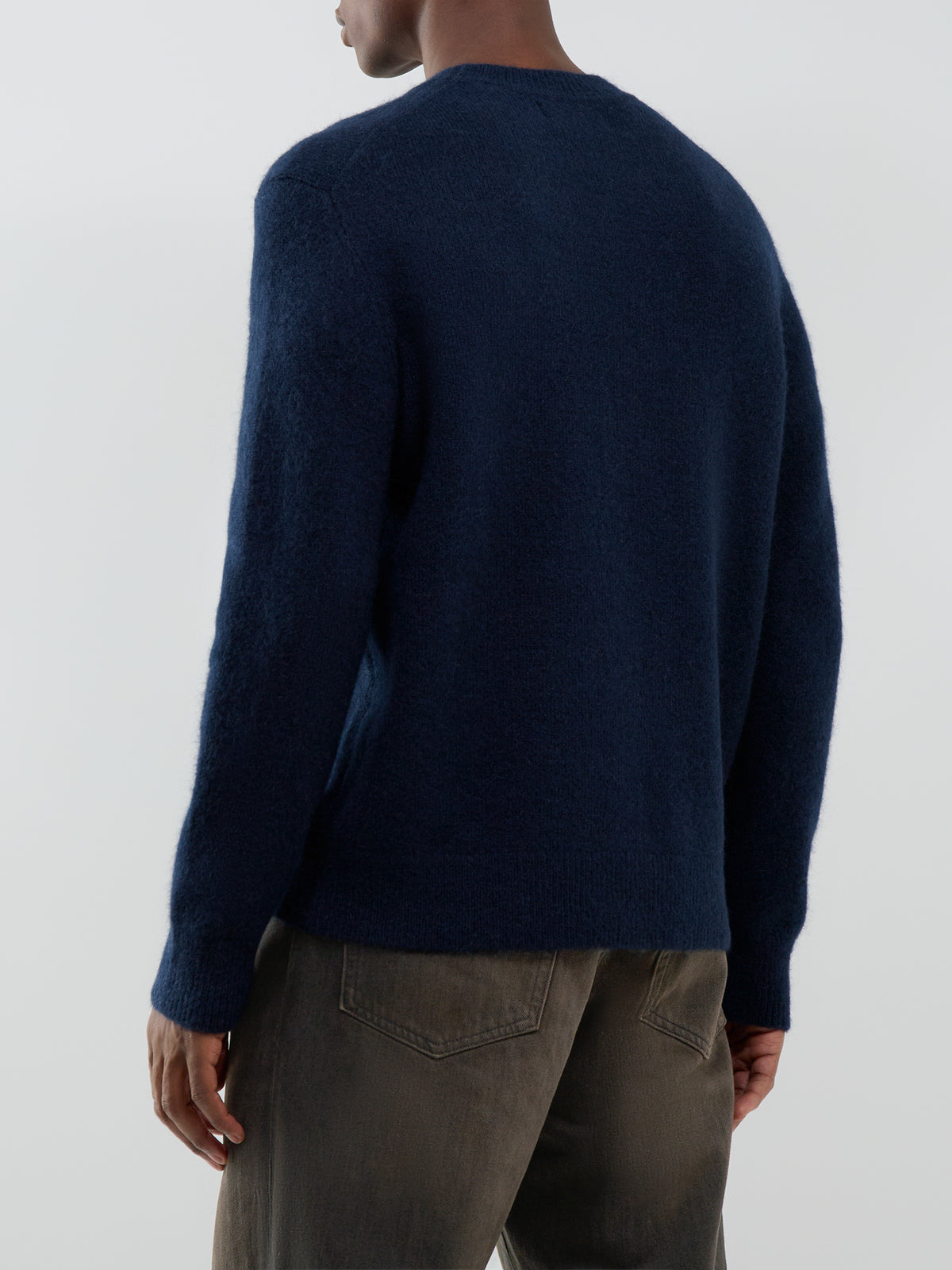 Wool & Mohair Blend Wilde Fluffy Crew Neck Jumper