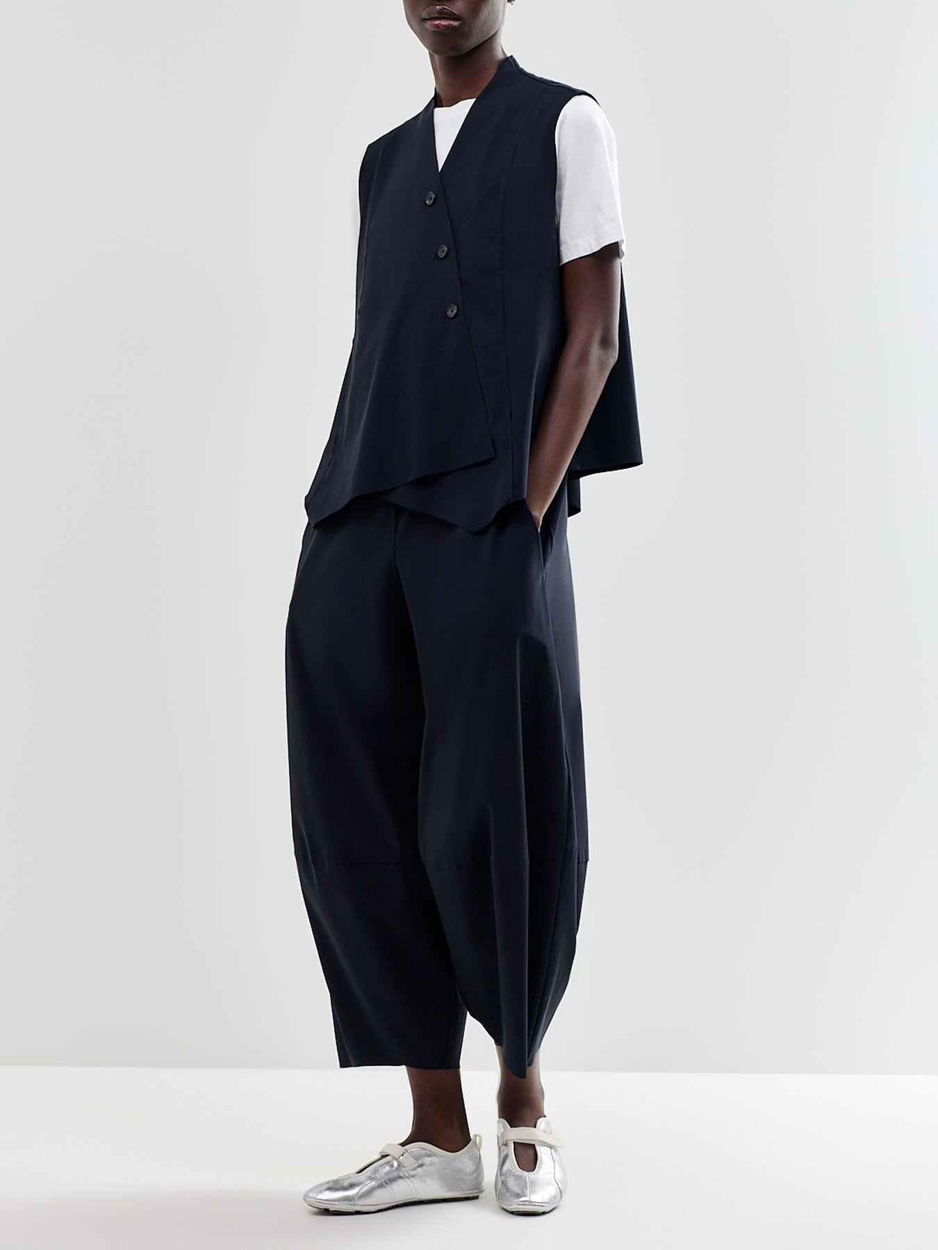 Technical Stretch Waistcoat Navy